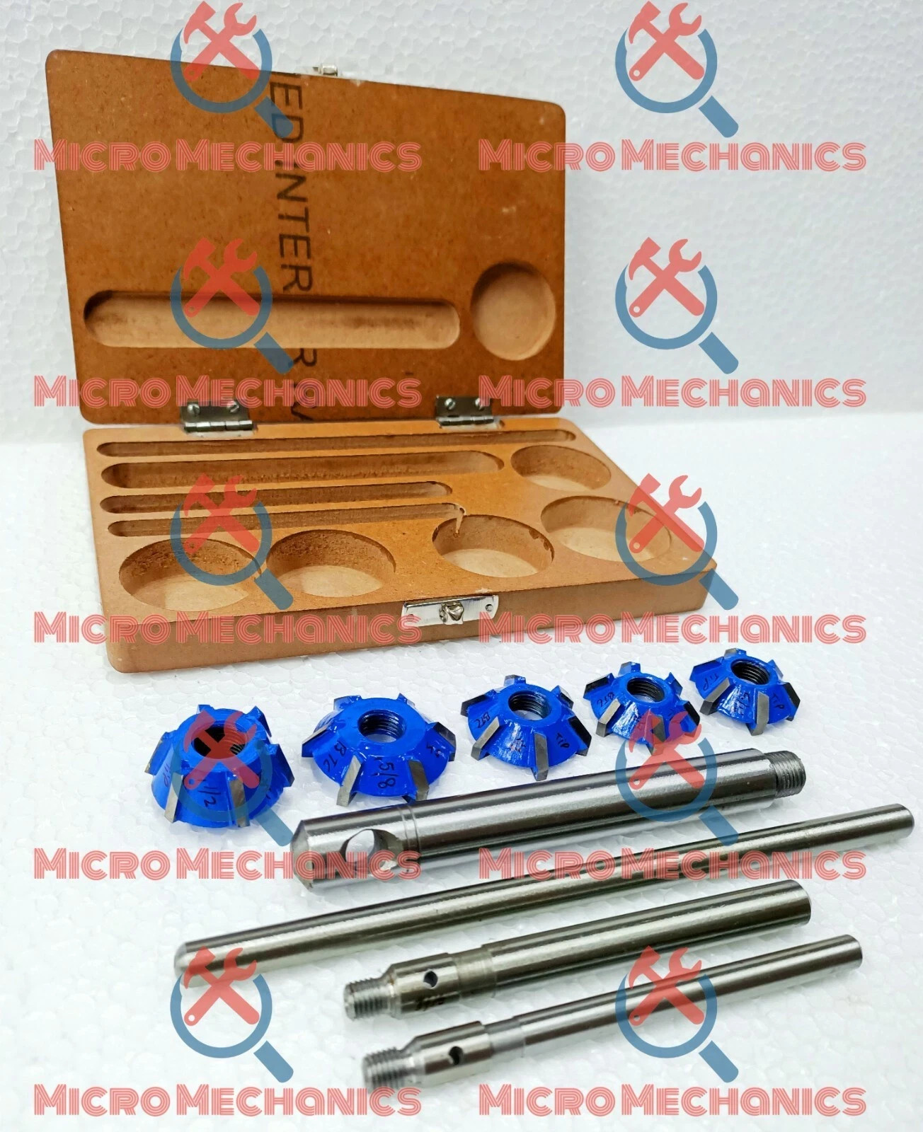 5Carbide Tipped Valve Seat Face Cutter Set Of 5 Pcs Kit Piece Cutters
