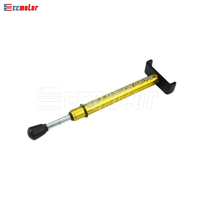 Motorcycle Adjustable Belt Tension Tool Dial Indicator Gauge for Harley Davidson