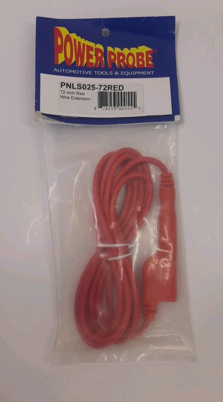 Power Probe PNLS025-72RED replacement red lead 6 foot 1800mm long 72 inches