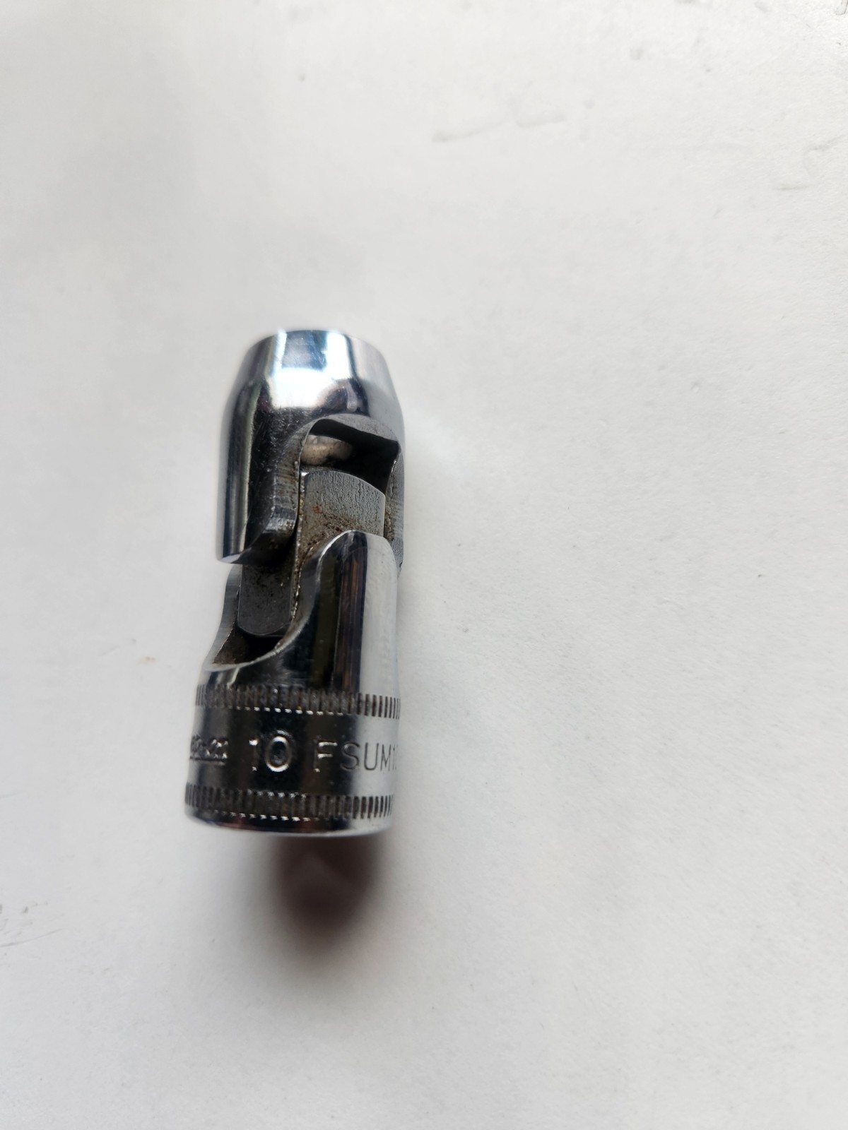 SNAP ON FSUM10 3/8 DRIVE 10mm METRIC UNIVERSAL SWIVEL SOCKET 6 POINT