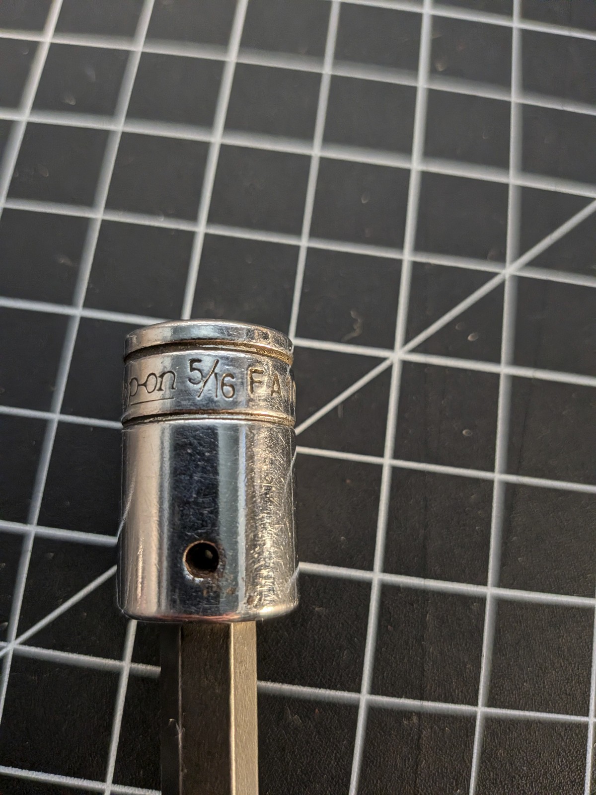 Snap On 3/8″ Drive 5/16″ SAE Hex Bit Driver Socket 6″ USA FA10L