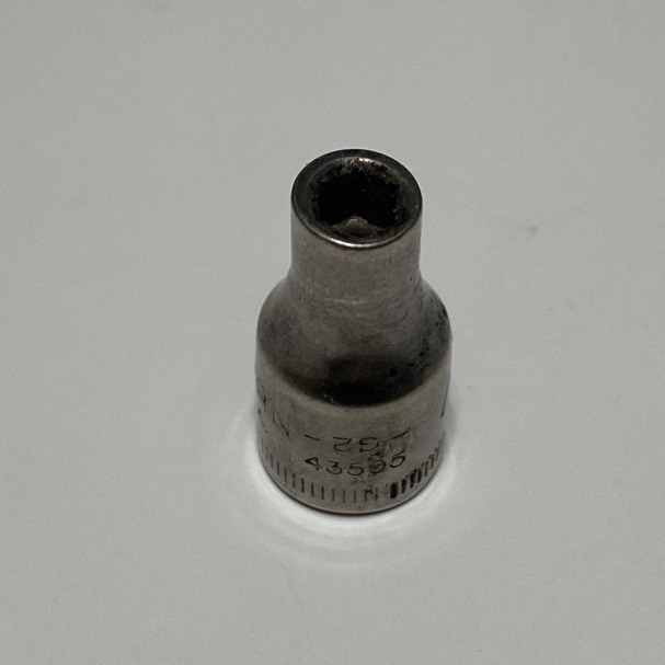 Craftsman USA 4 MM 6 Point 1/4″ Drive Shallow Socket Inverted G2 Series 43505