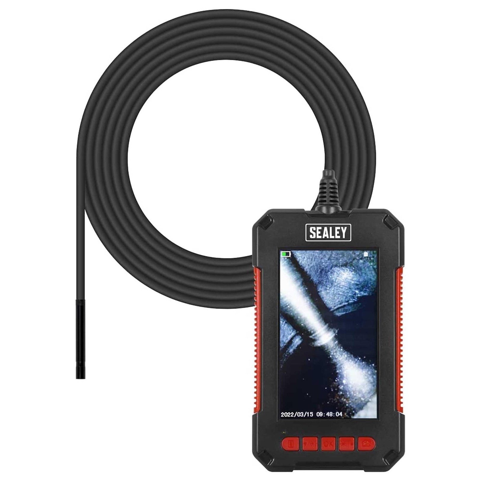 Sealey Tablet Video Borescope/Fiberscope Inspection Probe Camera, VS8114