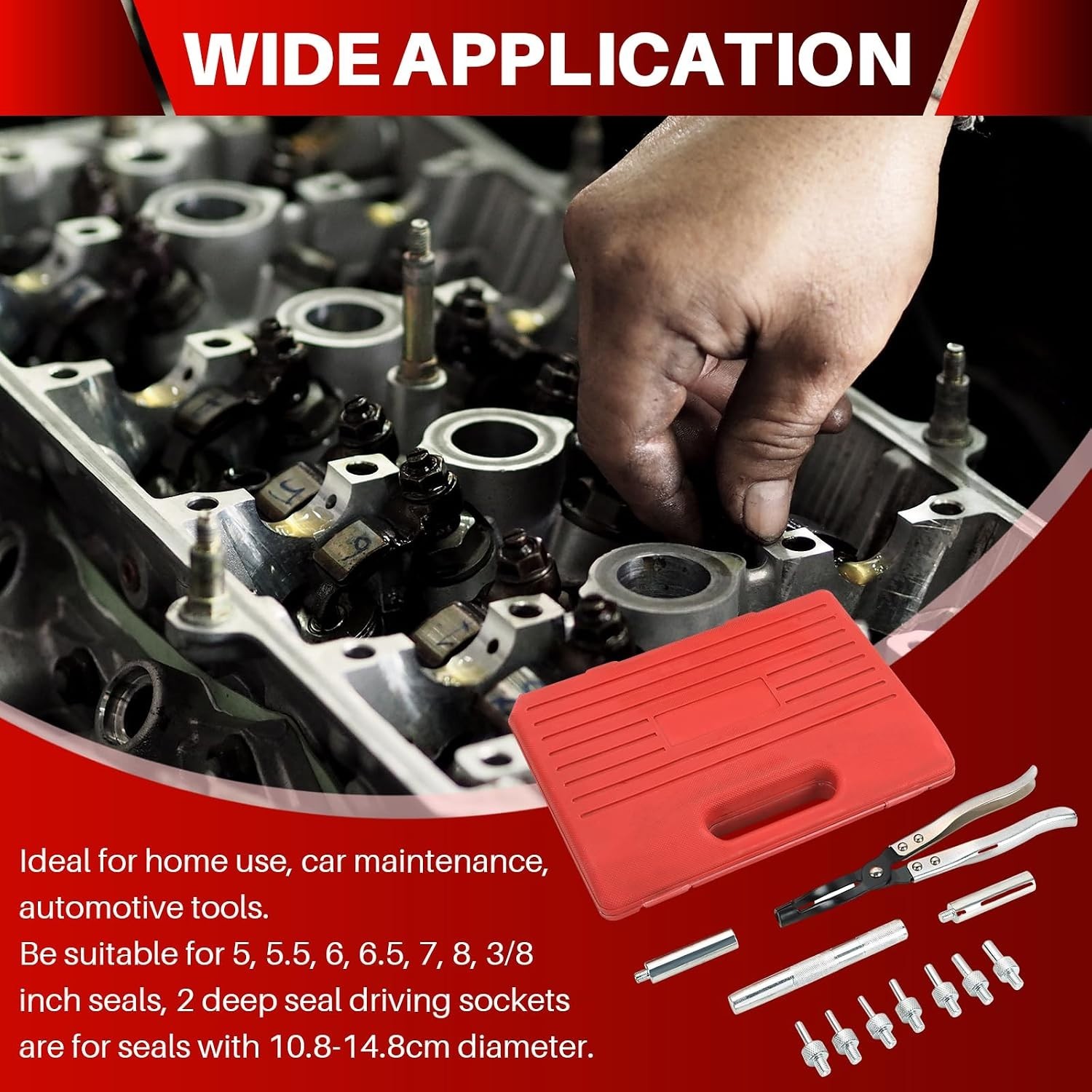 Complete Valve Stem Seal Removal Kit for Engine Repair – Lightweight & Durable