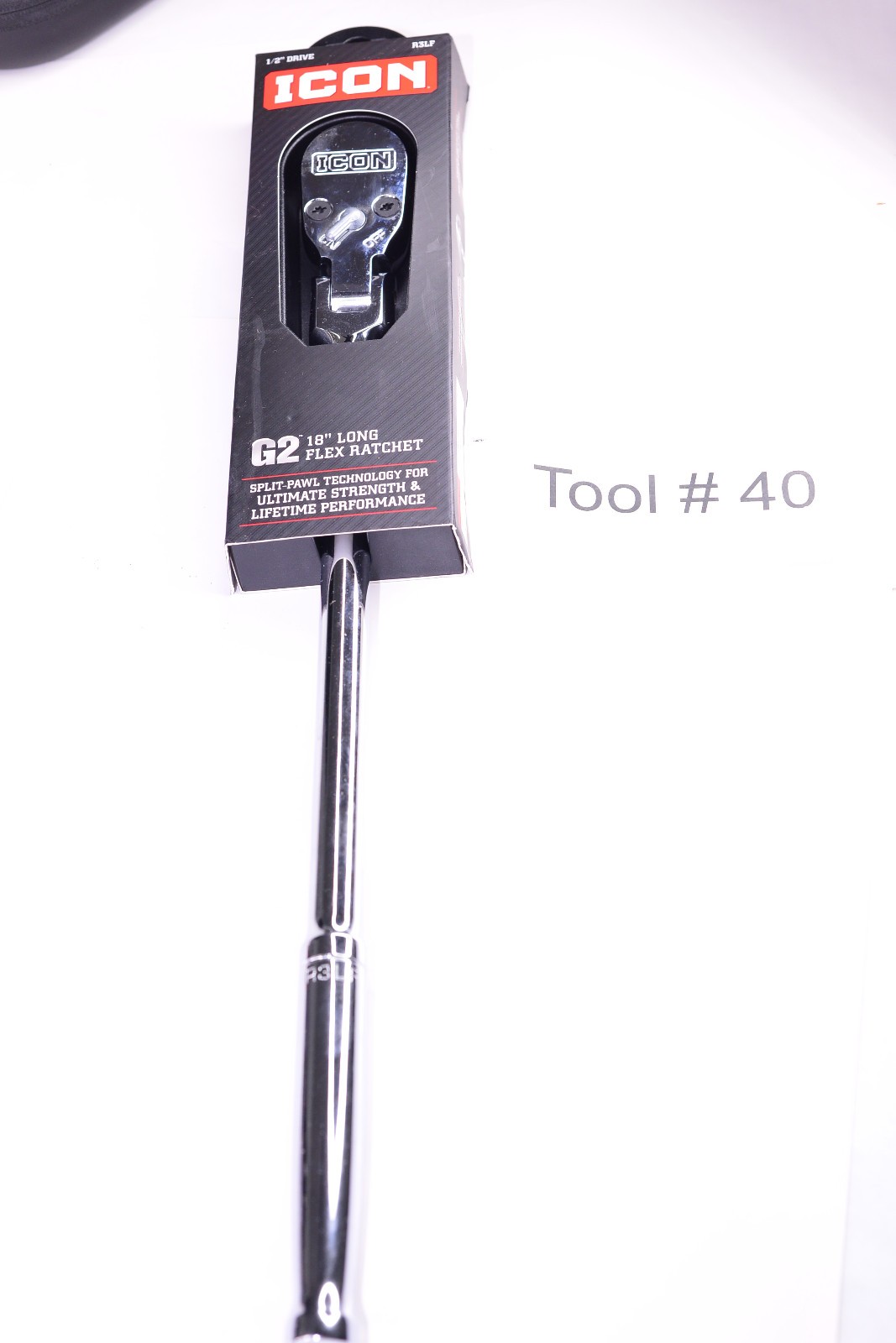New ICON G2 Series 1/2″ Drive R3LF FLEX Ratchet Long Handle 18 Inches Long 70423