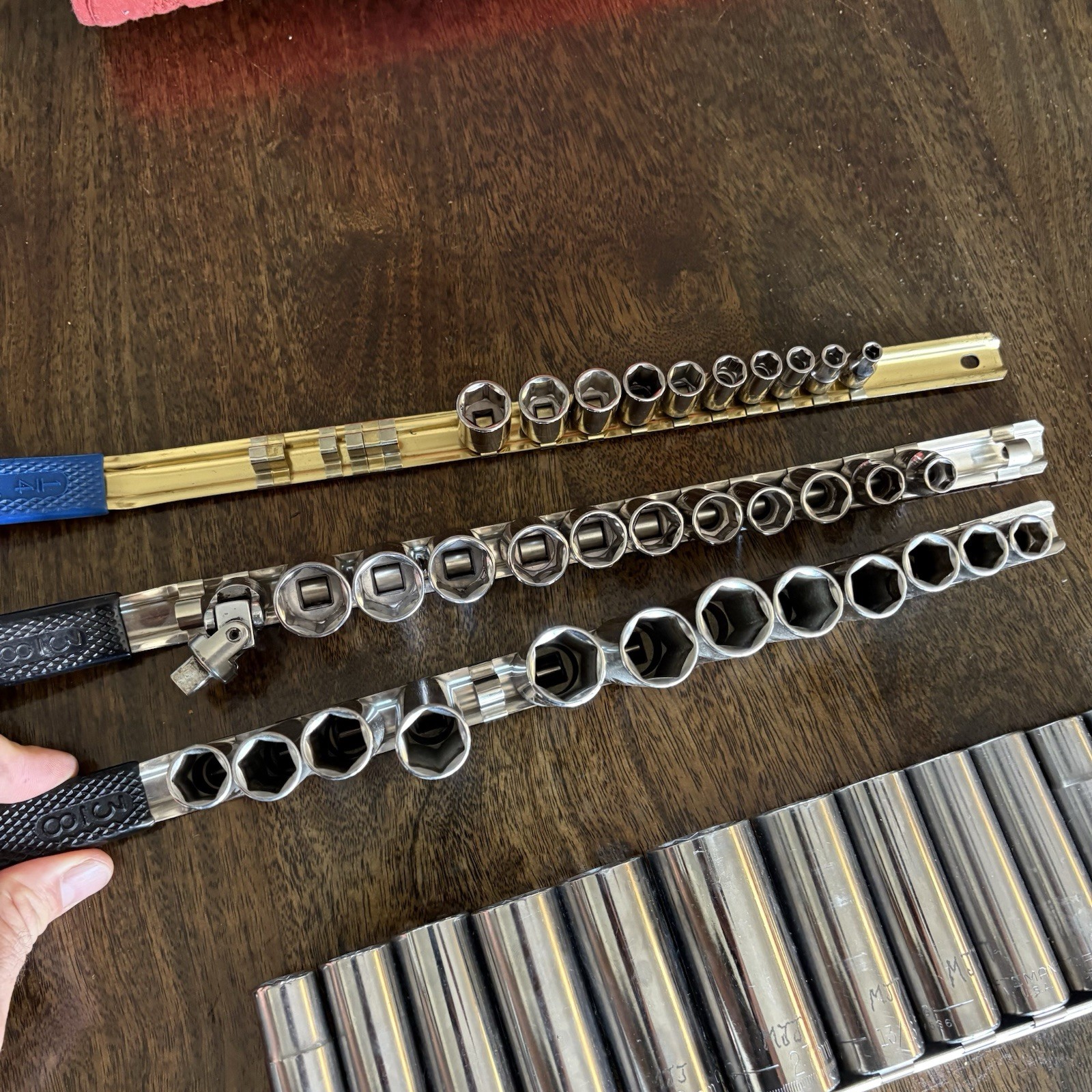 Craftsman Socket Set Lot VTG USA 1/4 3/8 1/2 Double Standard Metric Deep