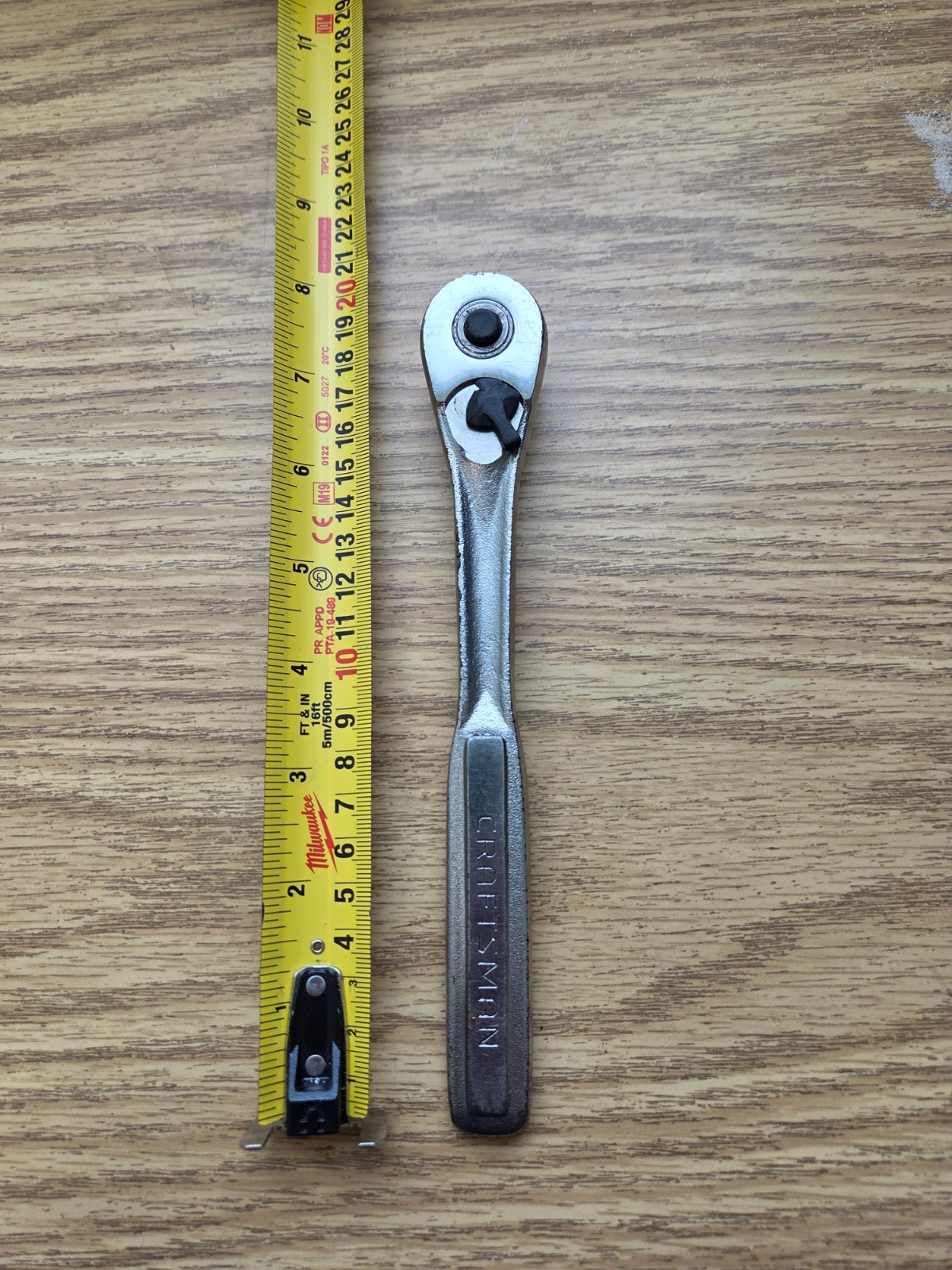 Vintage Craftsman USA-VM-44808 3/8» Teardrop QR Long Handle (7.75″) Ratchet