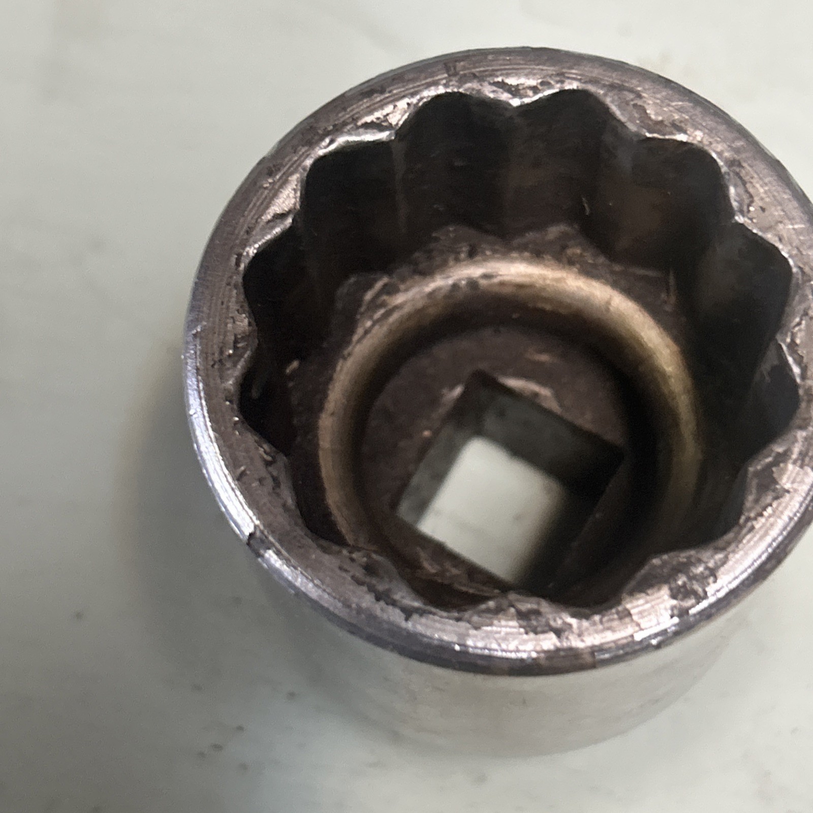 Snap On/Blue-Point-#U522 – Chrome, 1-5/8”, SAE, 3/4”Drive, 12 Point Socket-USA-