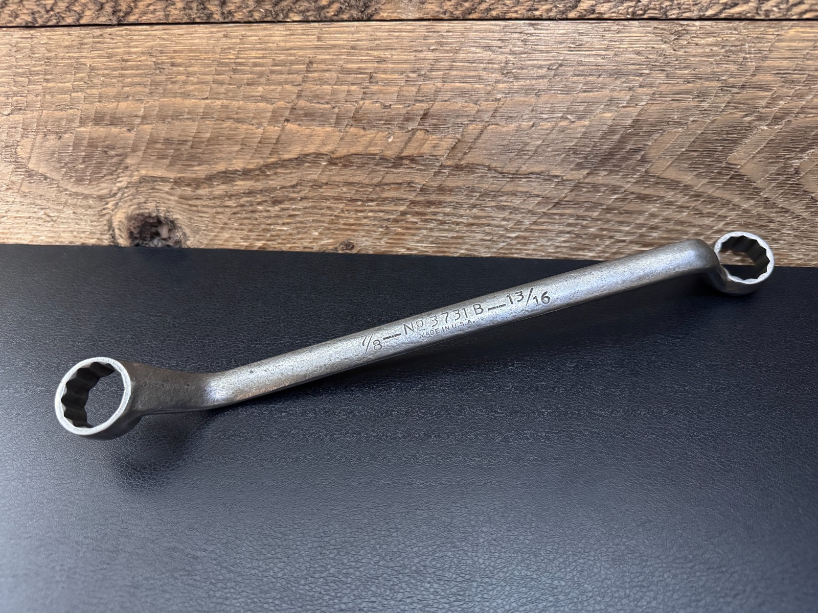 Herbrand 3731B Multihex Offset Box Wrench 13/16″ X 7/8″ 12 Point Vintage USA