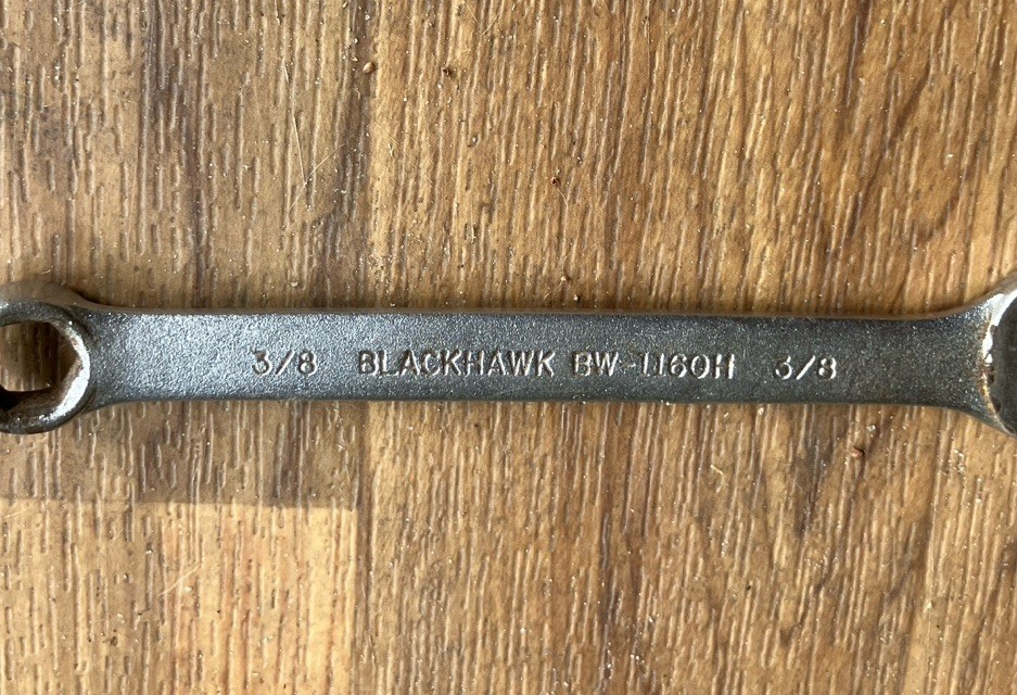 Blackhawk 3/8″ Satin Chrome Combination Wrench BW-1160