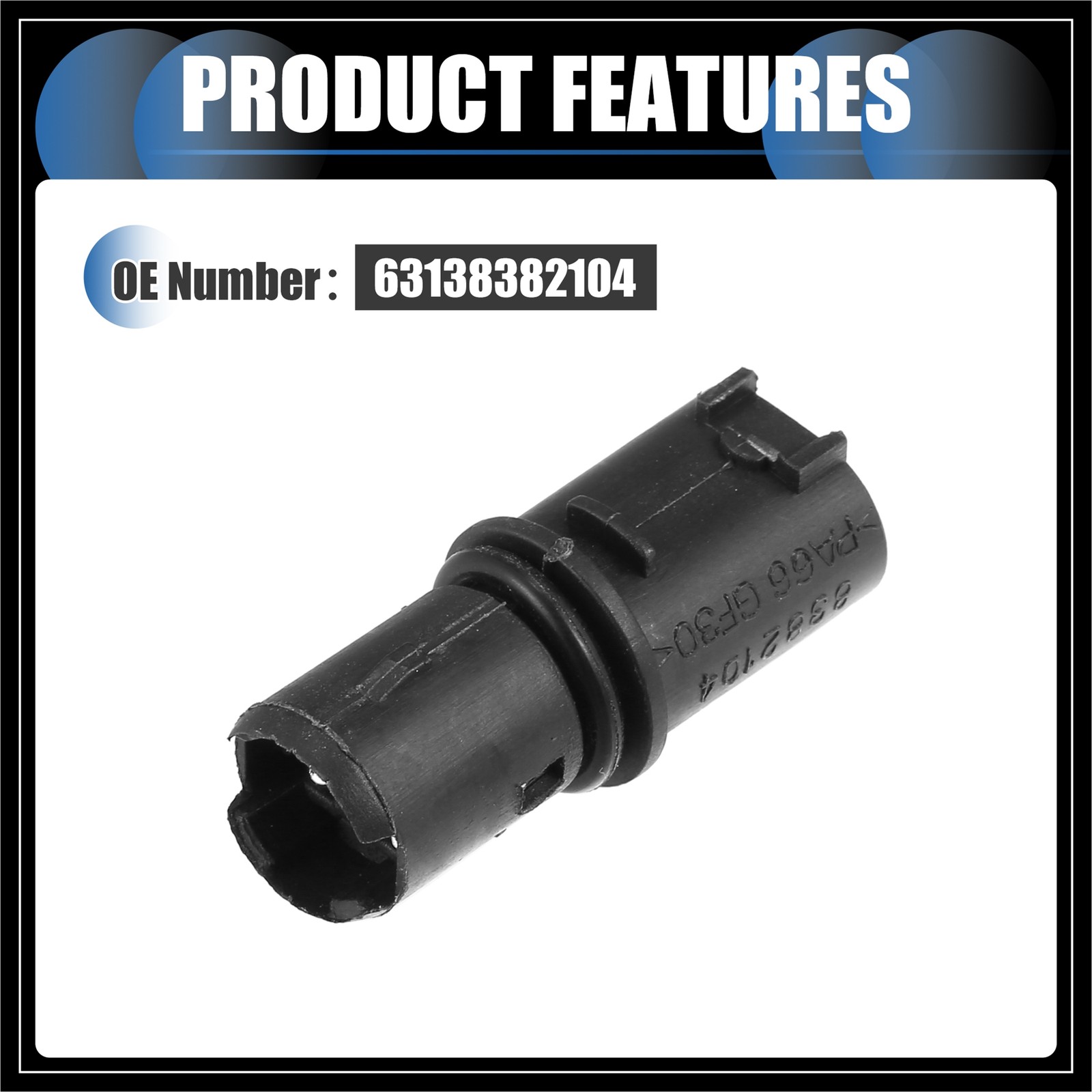 2 Pcs Side Marker Light Socket No.63138382104 for BMW Mini Cooper 3 5 Series
