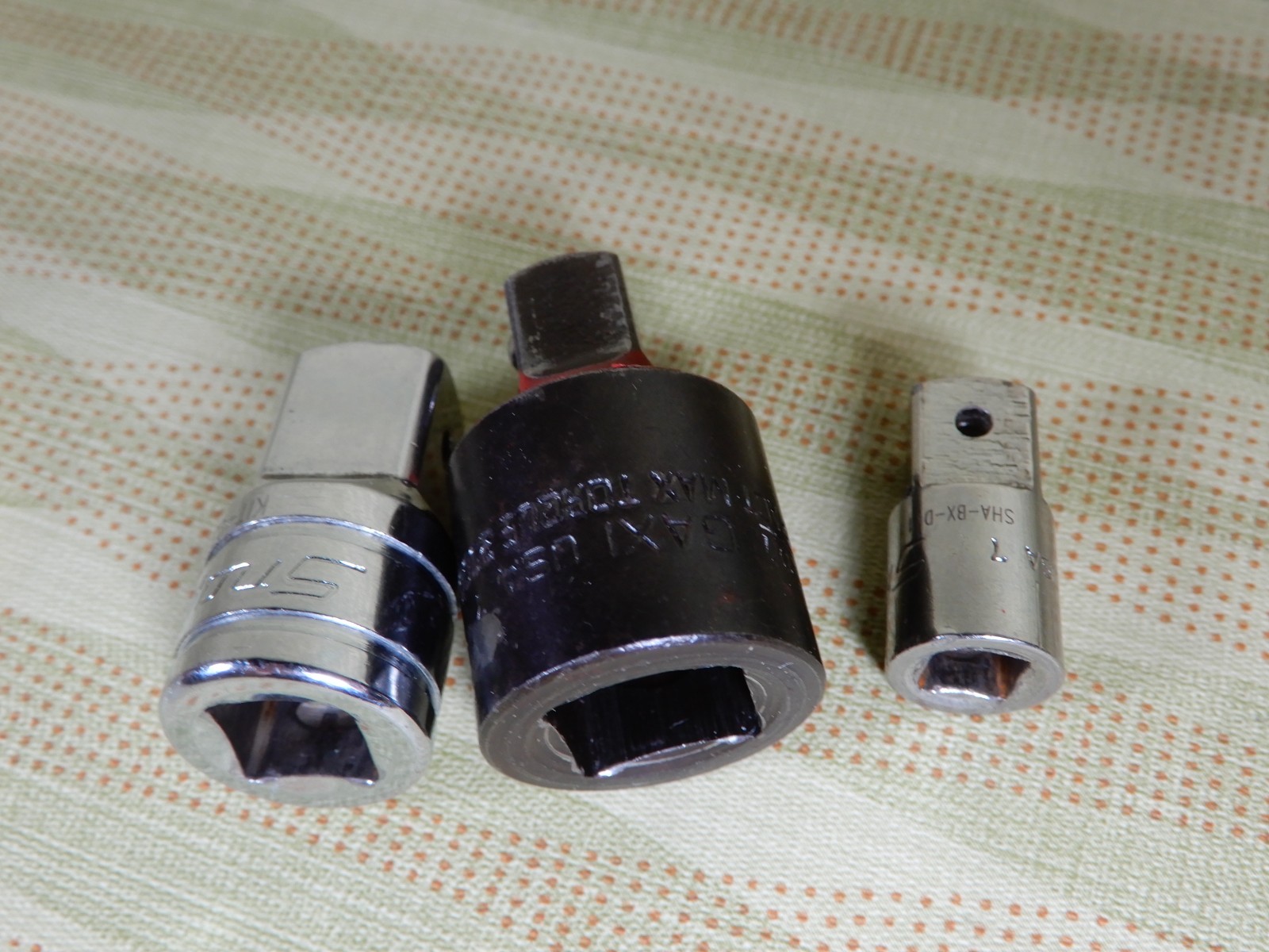 Snap-On GAX1 (1/2-3/8) A2A (3/8-1/2) & TA3 (1/4-3/8) Adaptors Great Condition VX