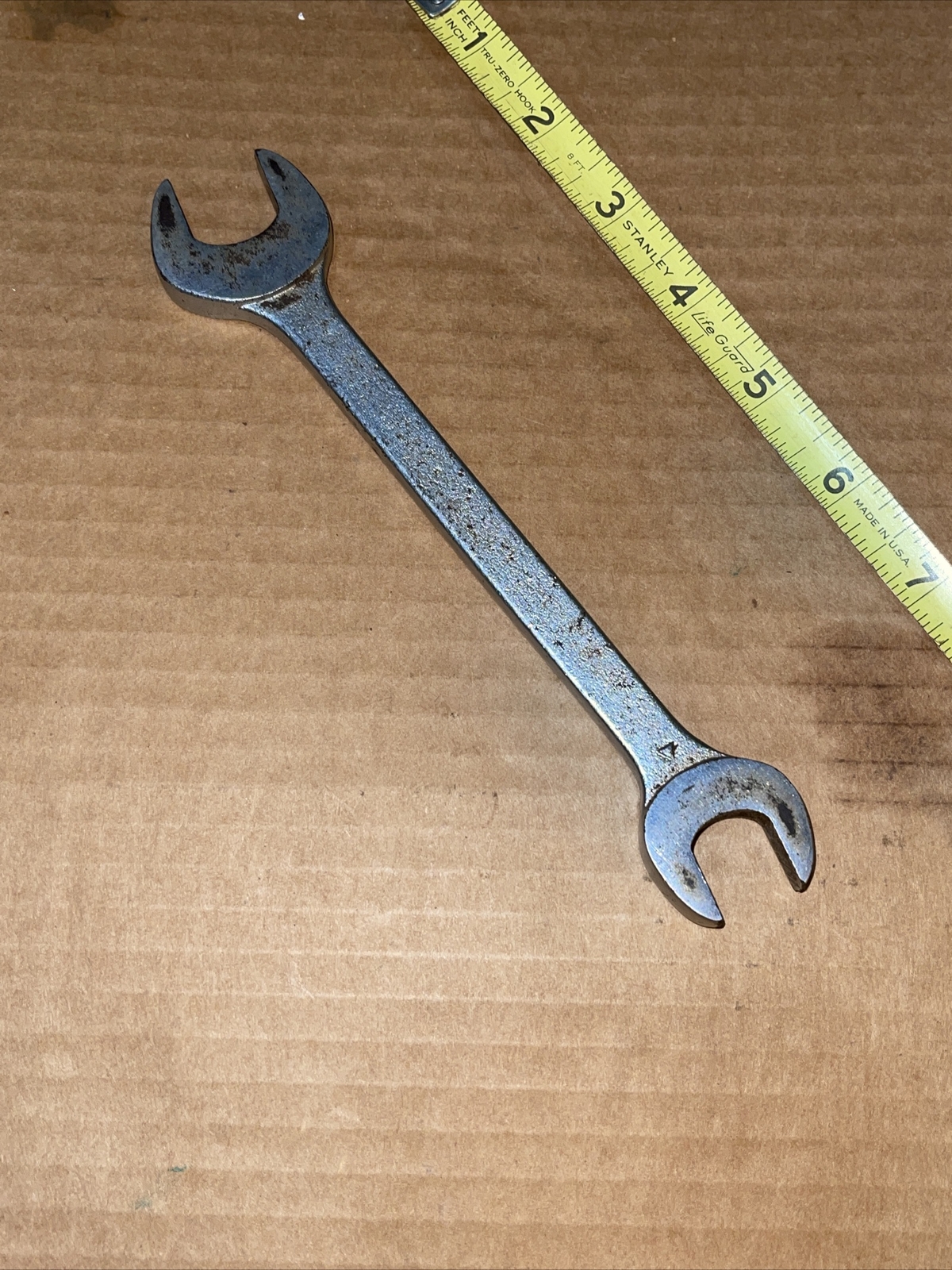 Tru Test USA T5724 3/4 in X 5/8 in SAE Open End Wrench Vintage trutest