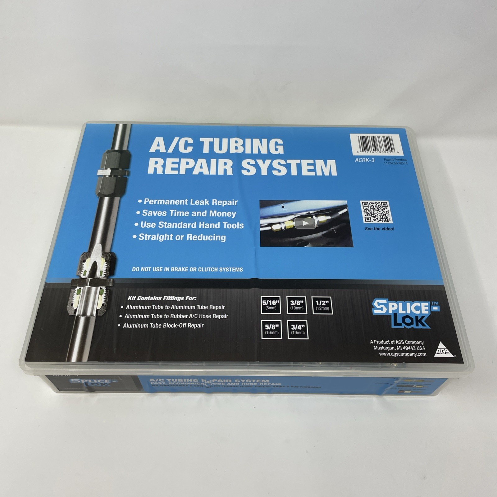 Splice Lok ACRK-3 A/C Tubing Repair System Fitting Assortment