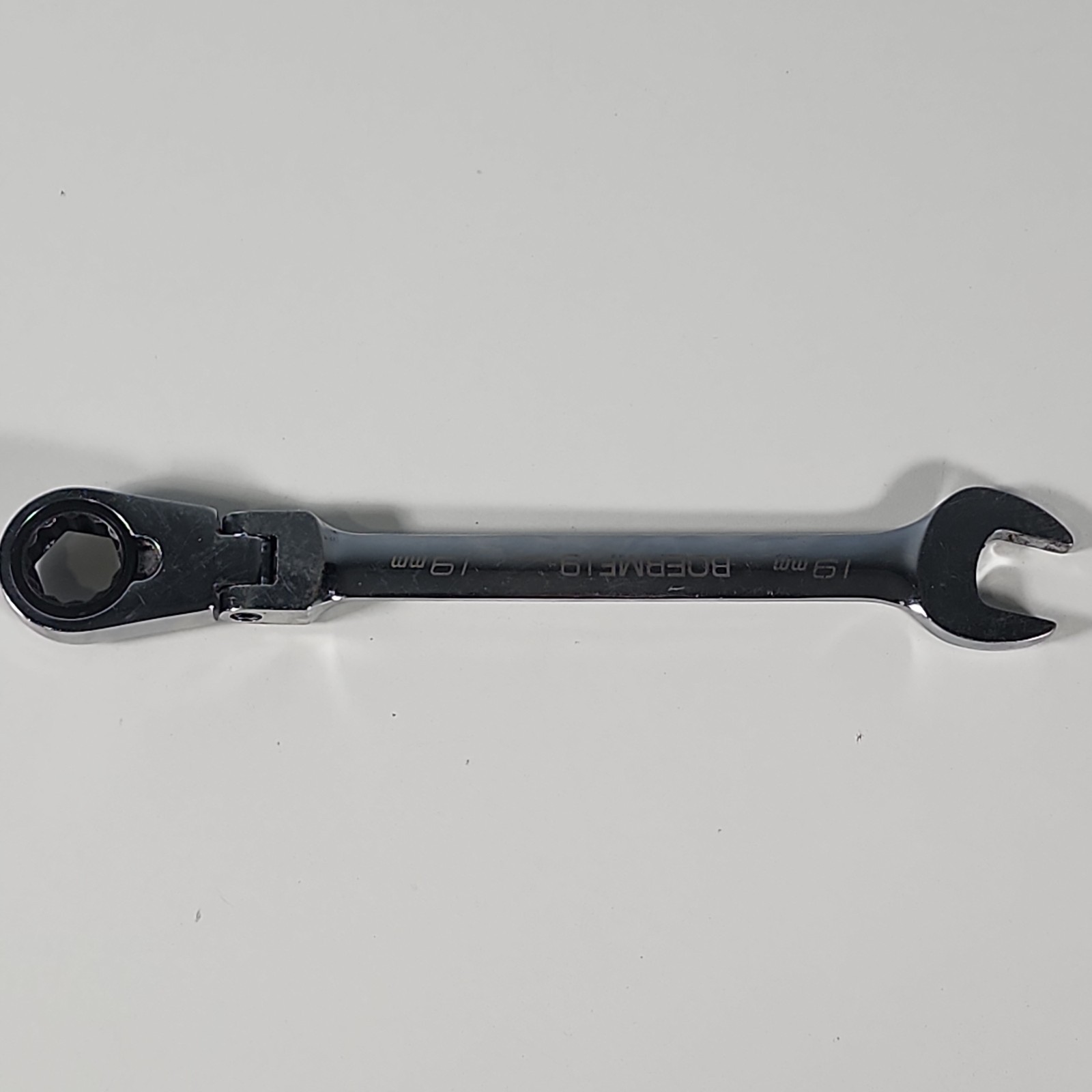 Blue-Point by Snap On BOERMF19 19mm Flex-Head Ratchet Combination Wrench Metric