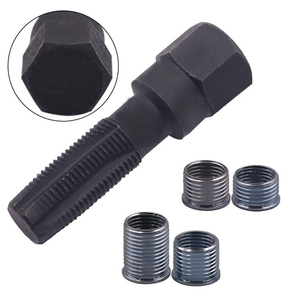 Replacement Reamer Tap Tool Rethread Repair Kit Steel Vehicle Accessories New