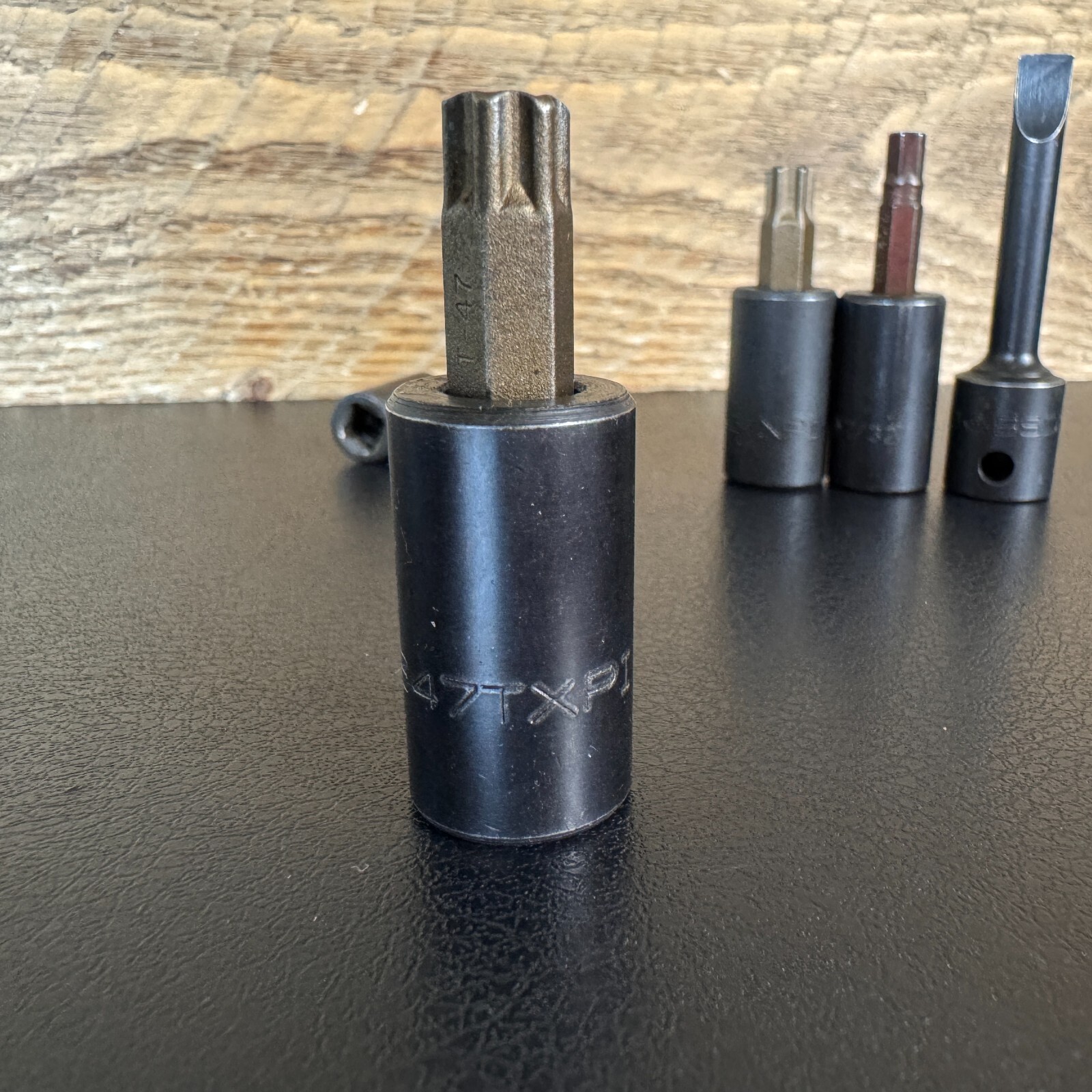 7pc Lot Matco Tools Torx & Hex Bit Sockets 1/4″ & 3/8″ Drive, T30, T45, T47 USA