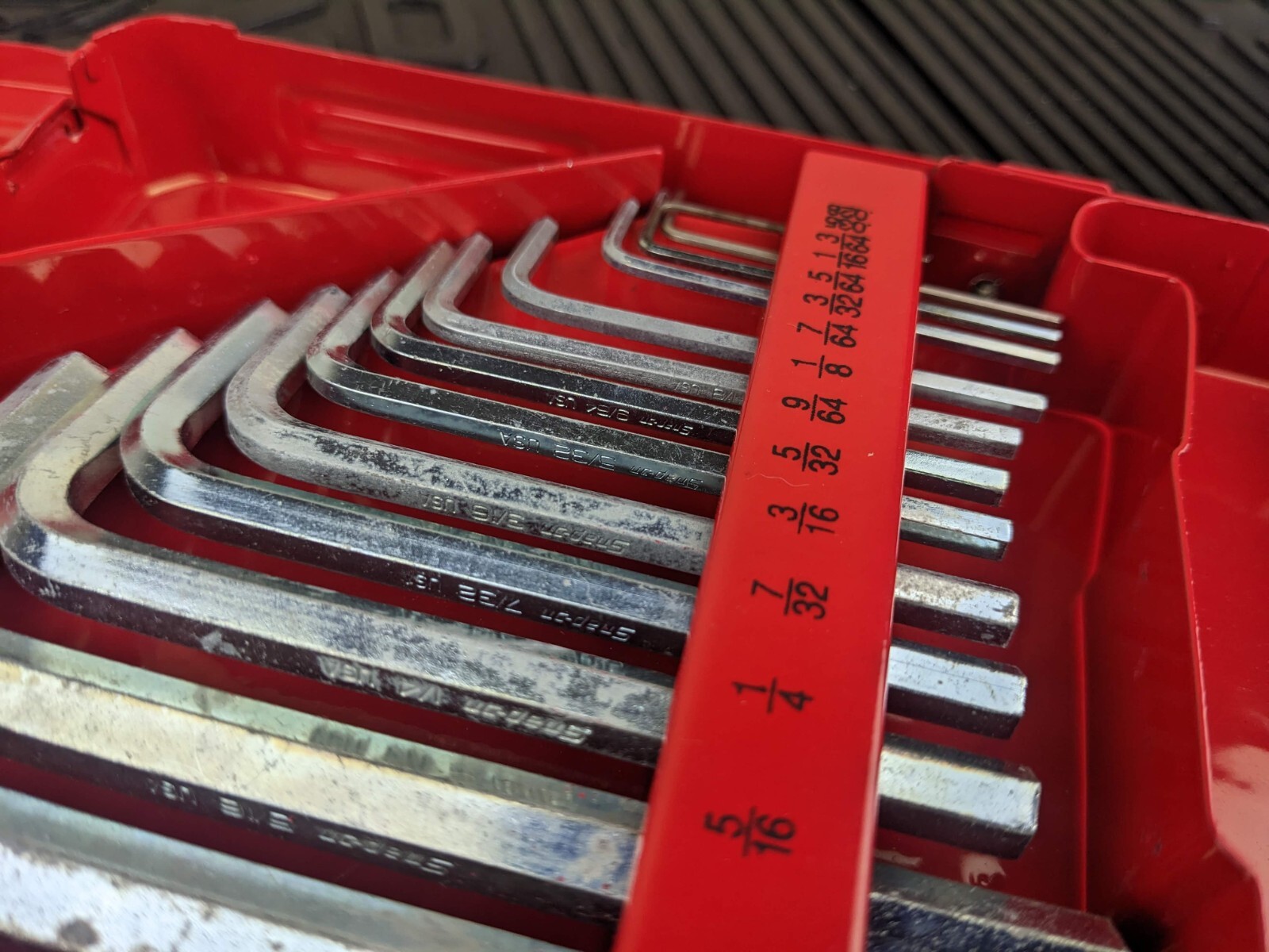 #bb296 Snap On 13pc SAE Hex Key Set