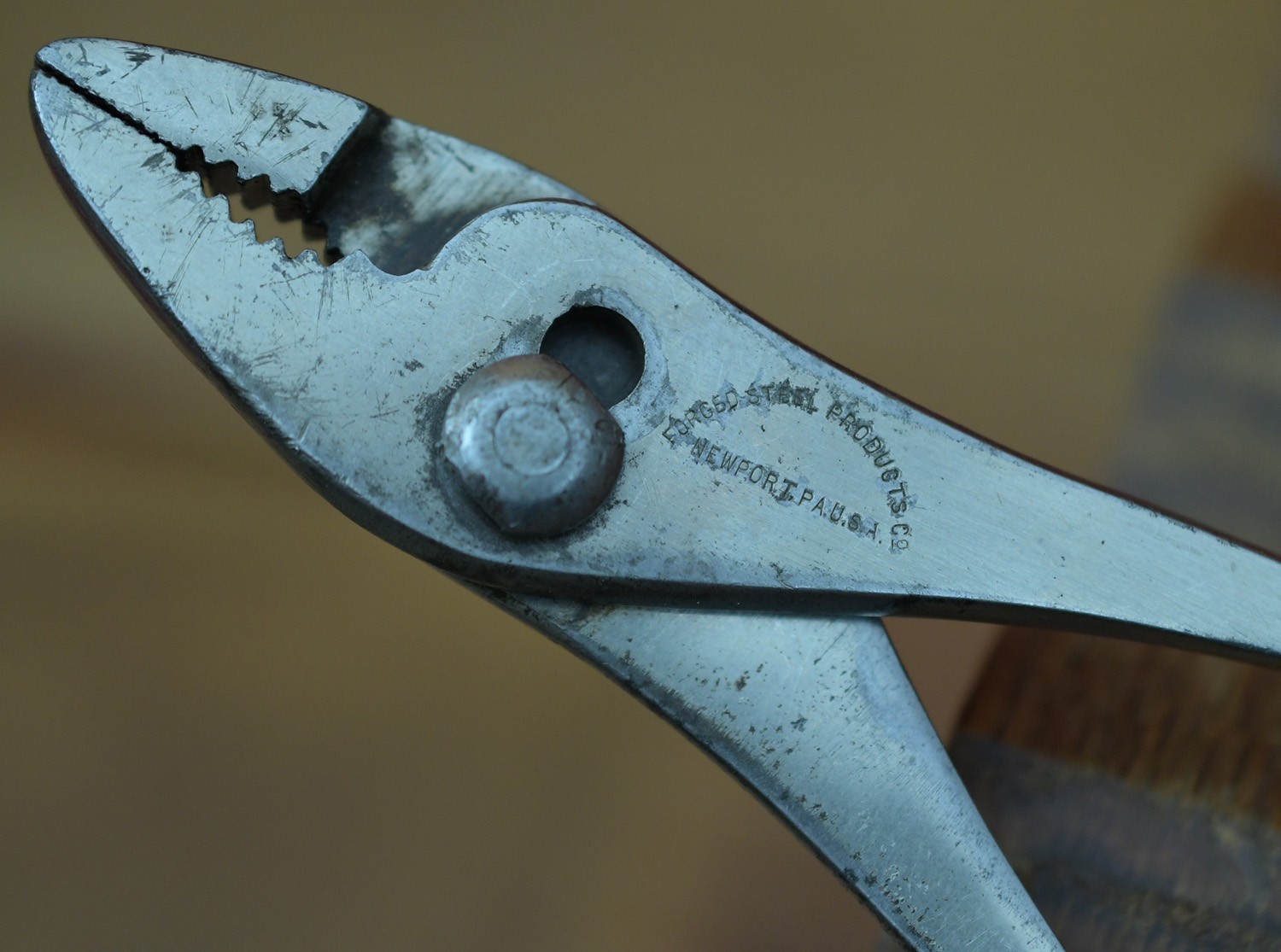 Forged Steel Products Co. Vacuum Grip No. 45 Slip-Joint Pliers Pre Snap-on 5.5″