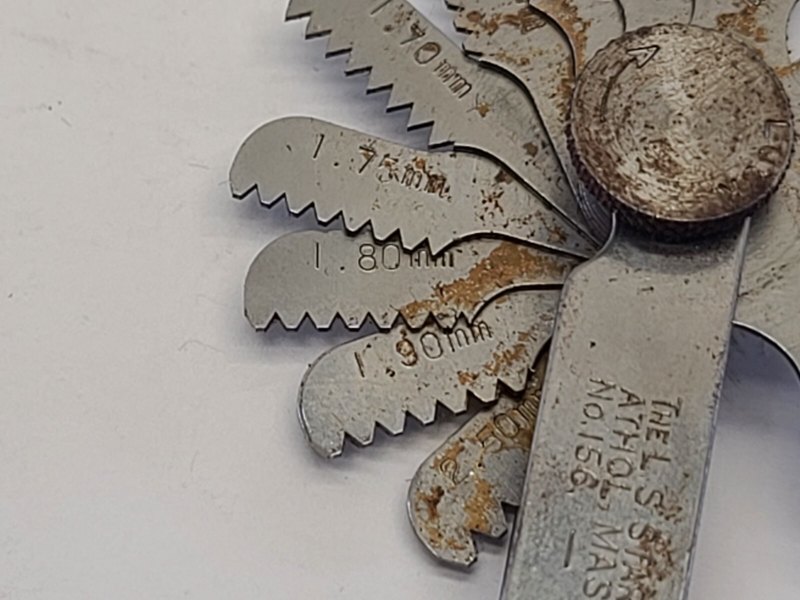 Starrett 156 Metric Screw Pitch Gage 28 Leaves 0.25-2.50mm Range Gauge Tool USA