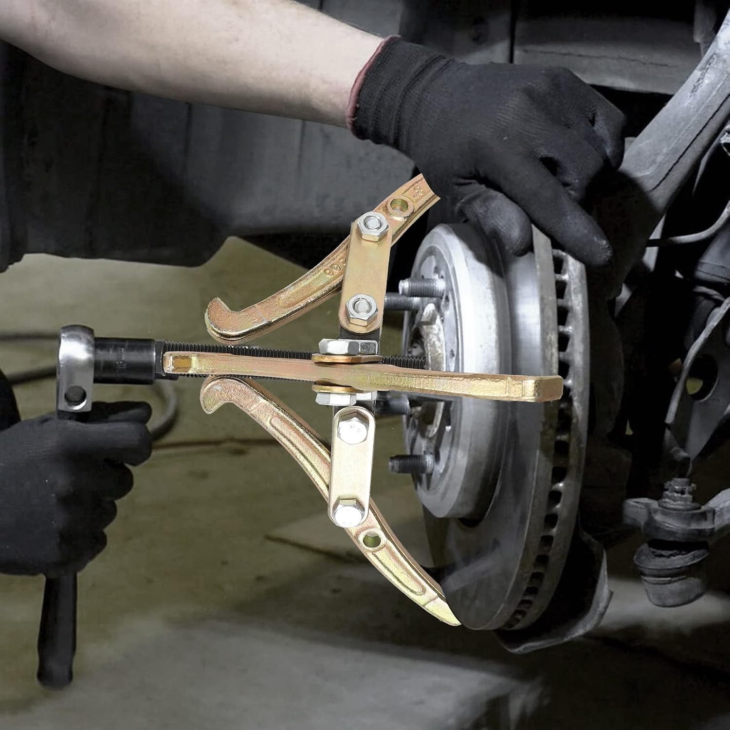 Versatile 8-Inch 3-Jaw Gear Removal Tool – Built to Last with 6 Position Design