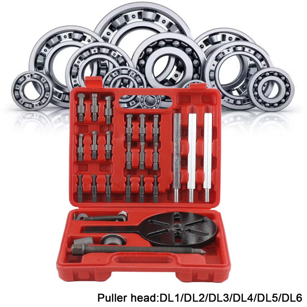Three-jaw Bearing Removal Puller Disassembly Tool Kit Alloy Steel Plastic New