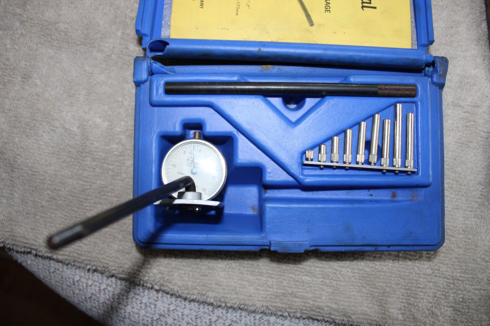 Central Bore Gauge #6460 range 2 1/2 thru 7″