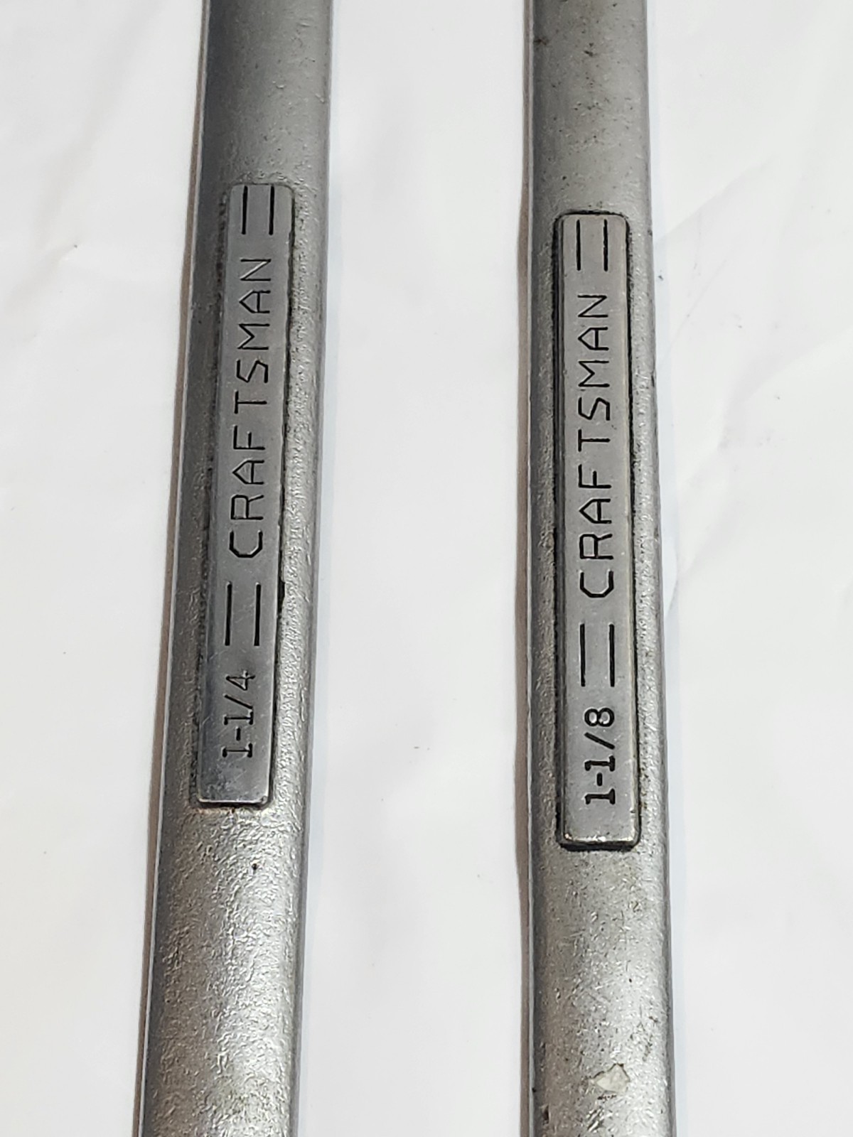 Lot (4) CRAFTSMAN 12 Point Combination Wrenches 1″, 1-1/16″, 1-1/8″, 1-1/4″