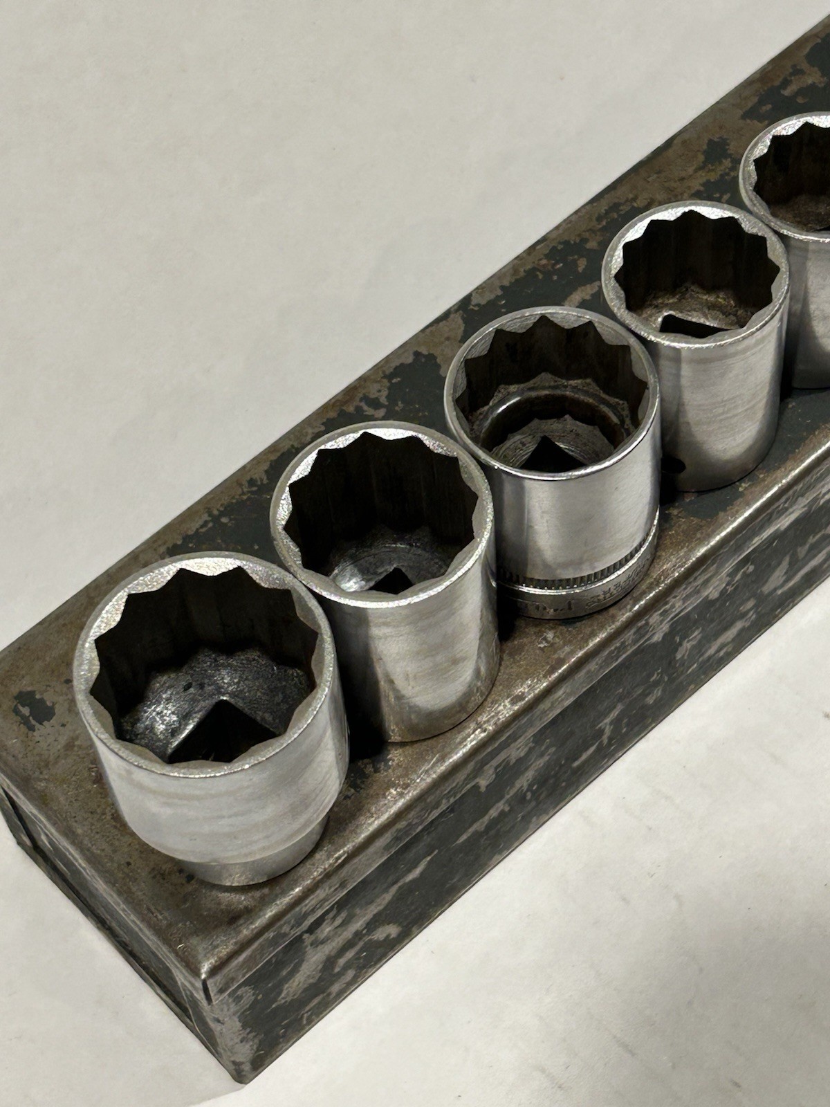 Vintage Wright Tools 14pc 1/2” Drive SAE Socket Set