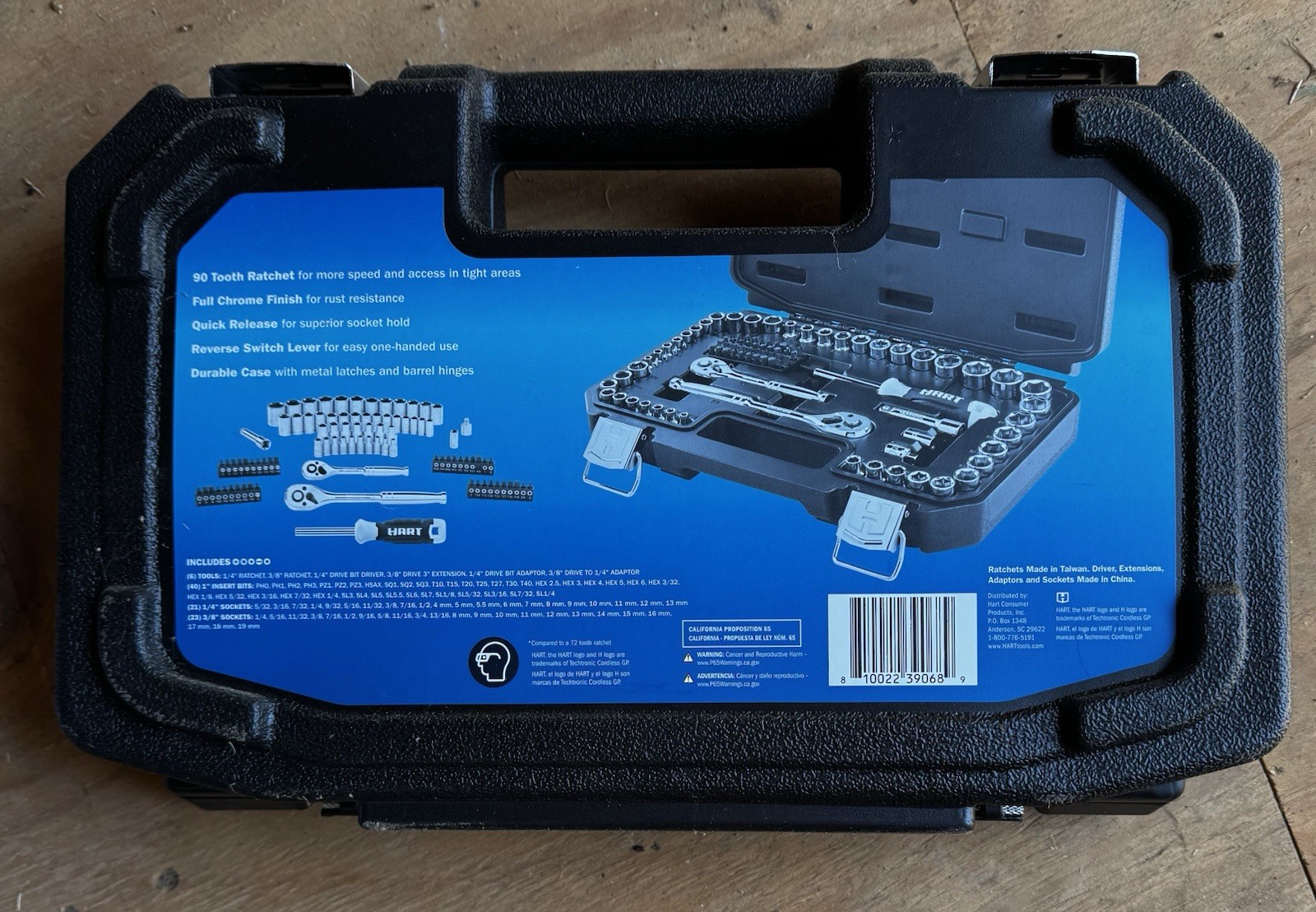 Hart 90 Piece Mechanics Tool Set