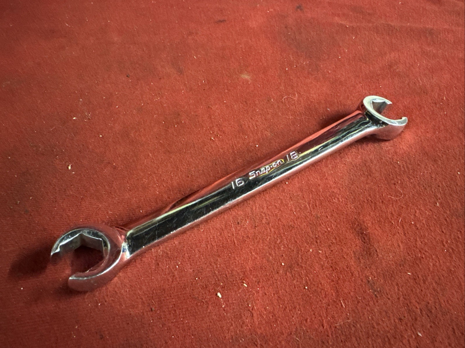 Snap On 16- 18mm Line Wrench RXFMS1618A Hydraulic Line Brake Line Wrench