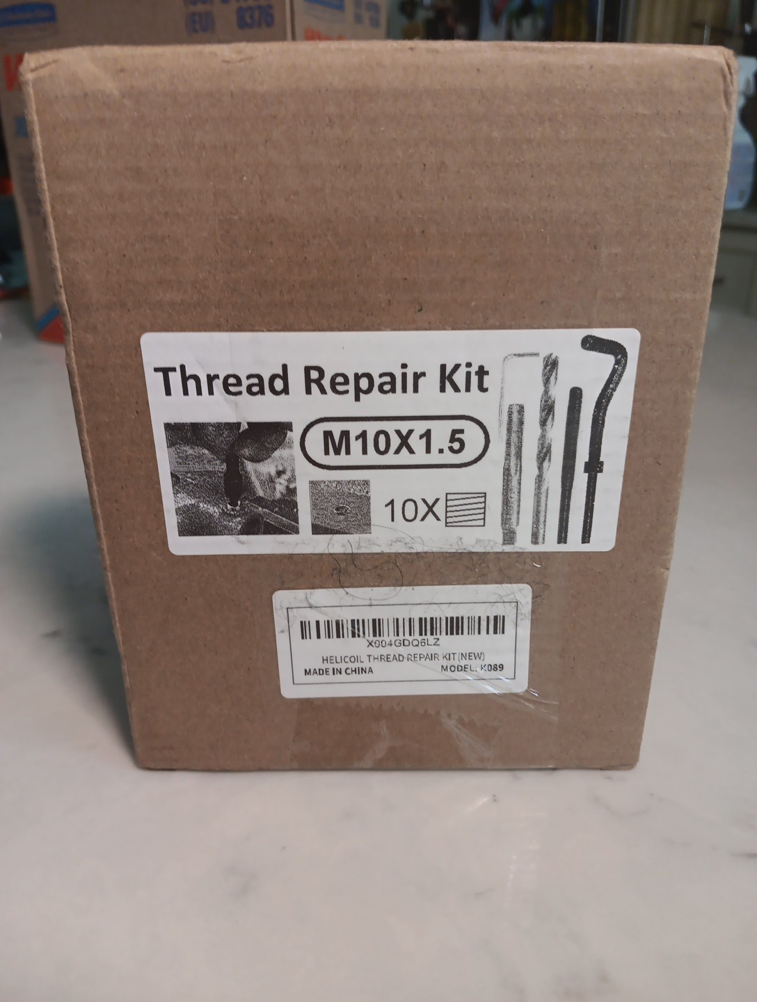 M10 x 1.5 Thread Repair Tool Stainless Helicoil Wire Insert Kit NIB