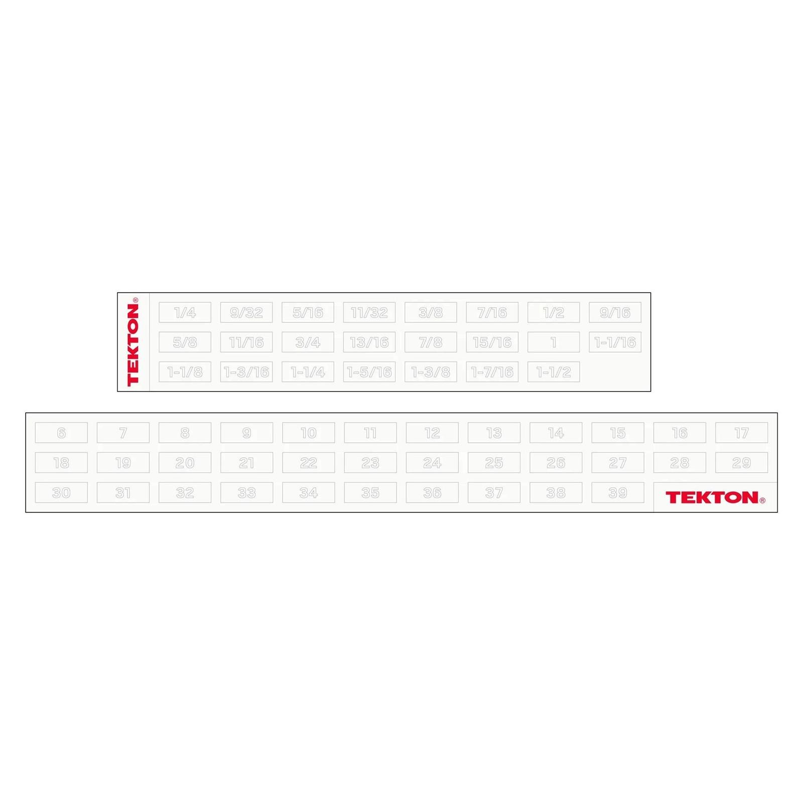 Tekton WCB95303 46 Piece Combo. Wrench Set W/ Modular Organizers