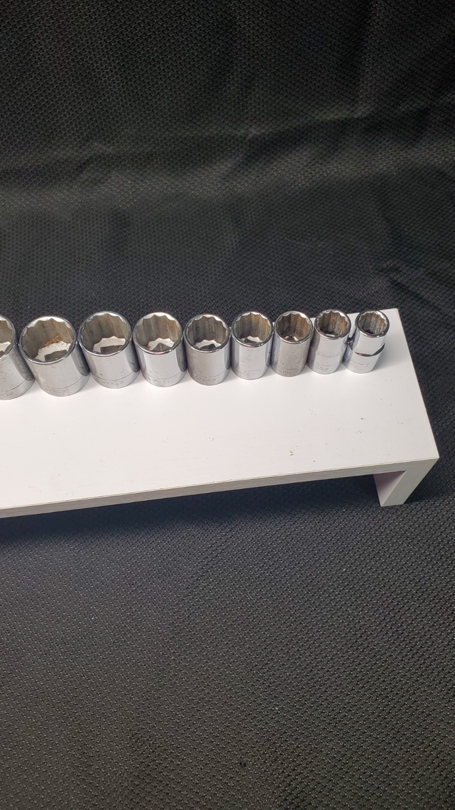 Vintage Craftsman USA 1/2″ Drive 12-Point Deep Socket Set 10 Pc V VV G Series