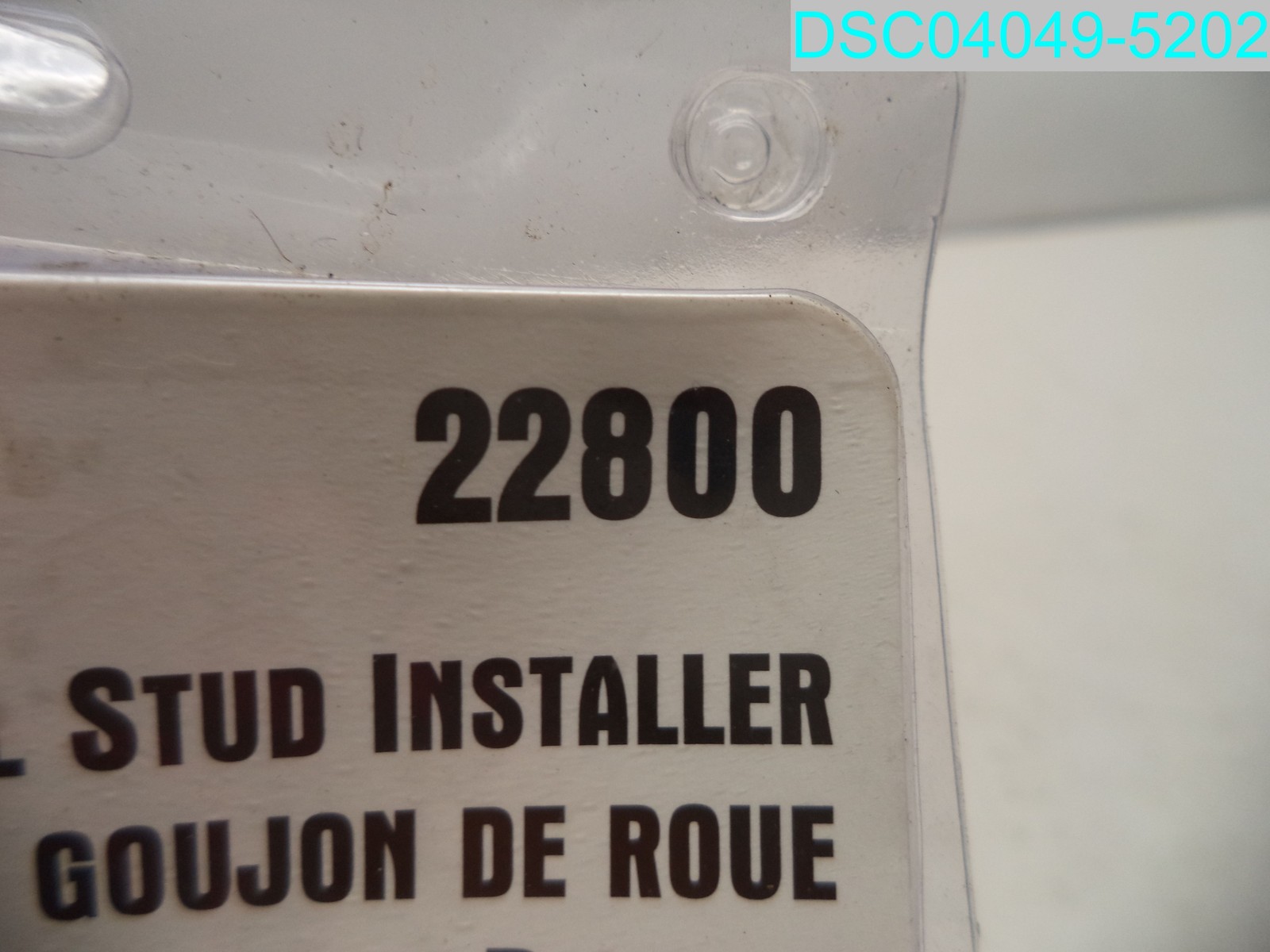 Lisle 22800 Wheel Stud Installer 083045228004