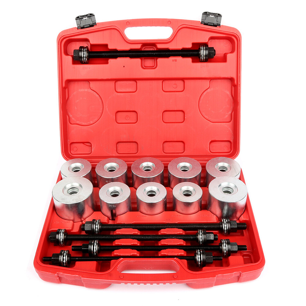27pc Universal Press and Pull Sleeve Kit Bush Bearing Removal Insertion Tool