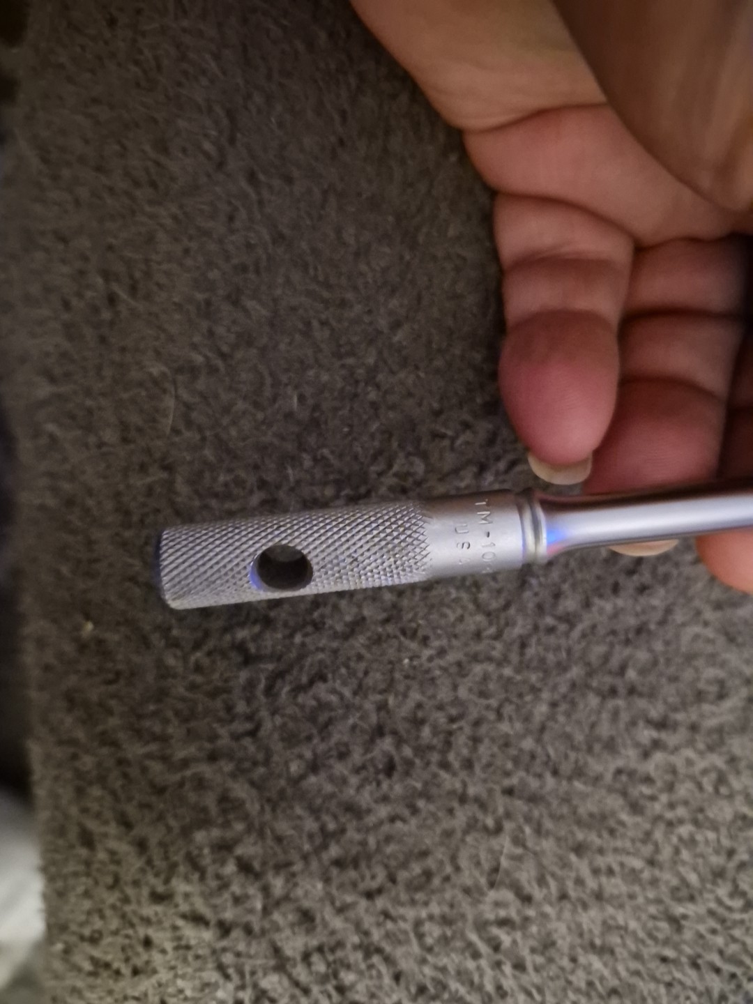 Snap-On TM-10-D 1/4″ Drive Flex Extension 6.25″ USA Knurled Handle Tool