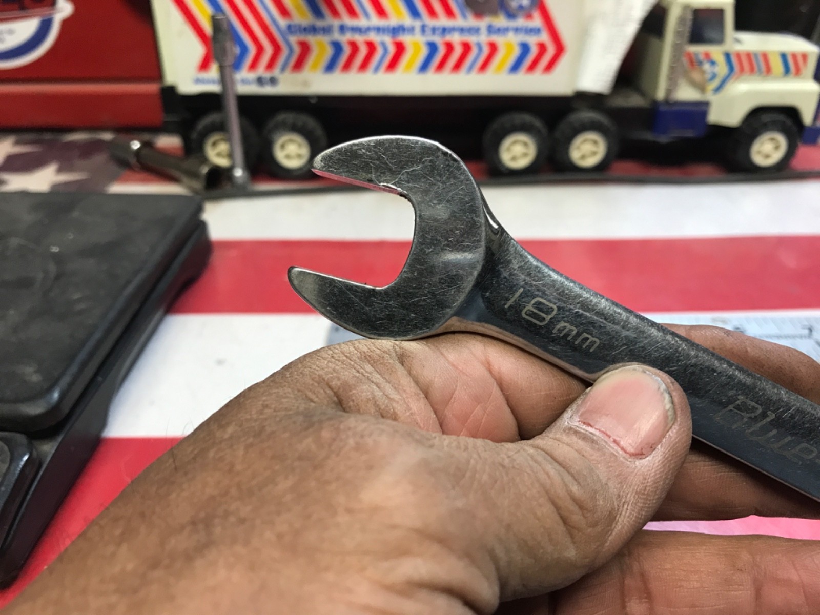 Blue point tools wrench ratcheting 18mm BOERM18 22