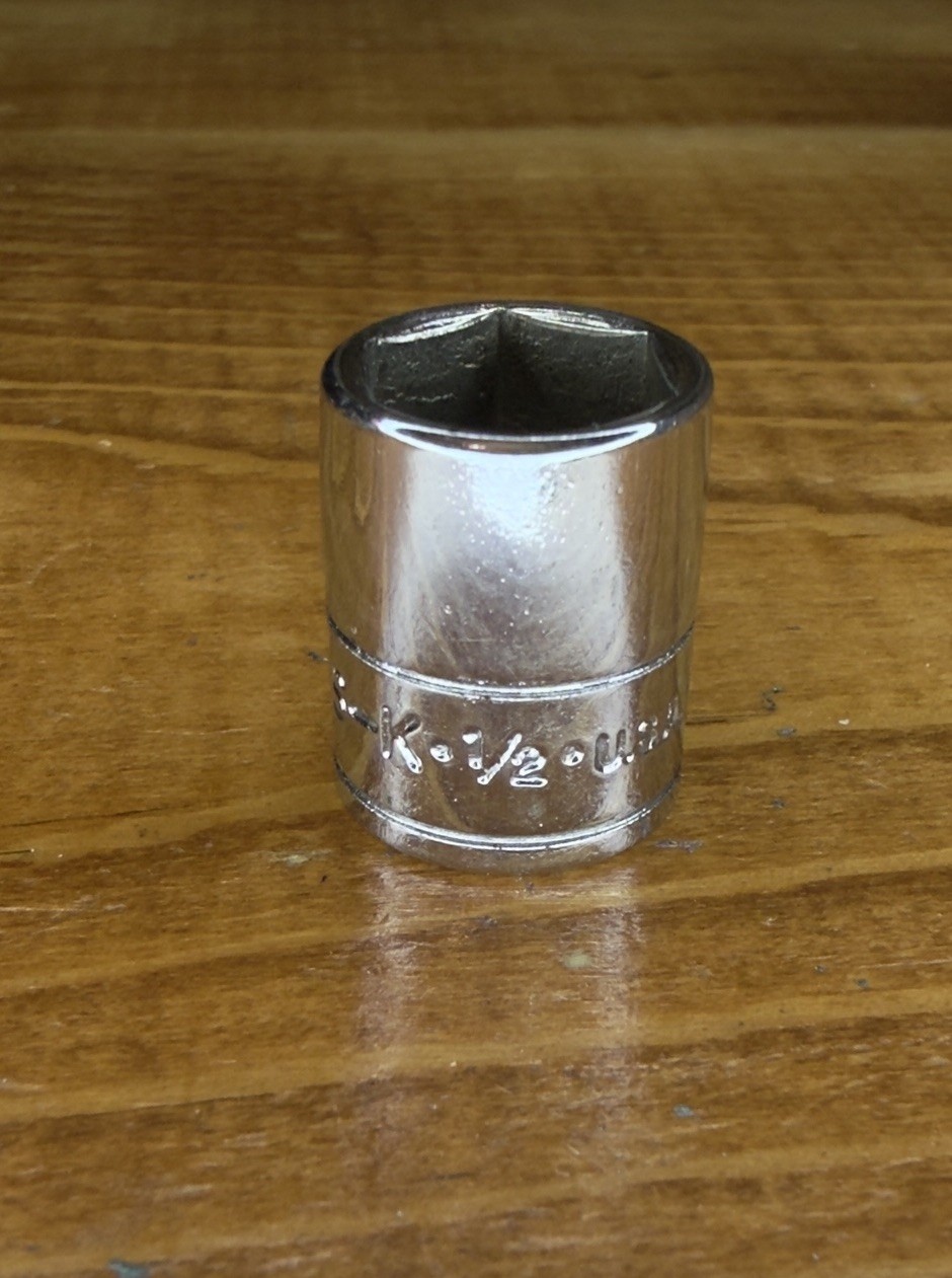 SK 1/2” Shallow SAE Socket 1/4″ Drive 6 Point 40916 Made in USA