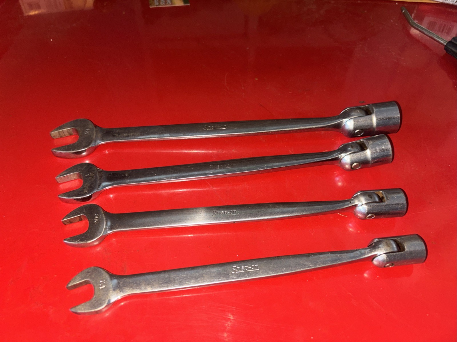 Lot 4 Snap On Tools OH2o OH24 OH18 OH20Alignment Wrenches 3/4 5/8 9/16 1/2
