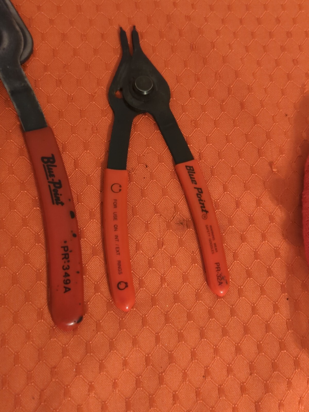 Blue Point PR-34A PR-349A & PR-32A Snap Ring Pliers Set of 3 Snap on