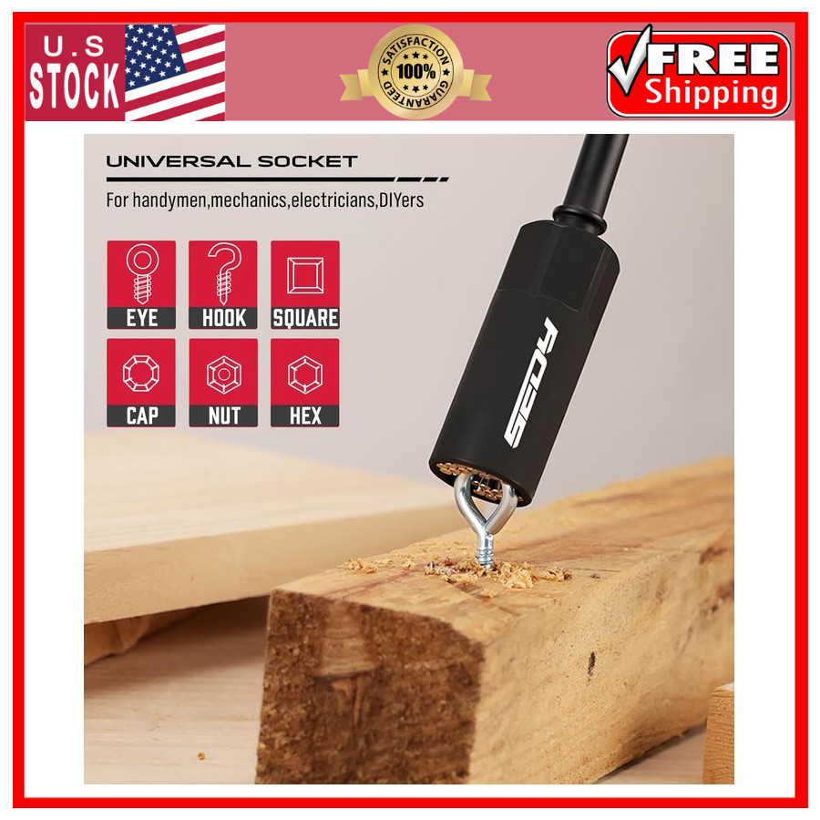 80pc Premium Magnetic Impact Nut Driver Set Metric SAE Socket Adapter Kit 80pcsX