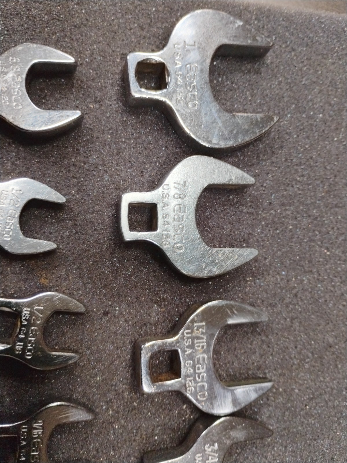 Set Of 10 Easco Wrench Made In Usa