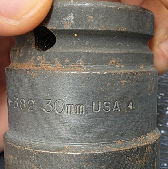 Snap-on SIM382 SAE 3/4″ Drive 1-3/16″ 6-Point Deep Impact Socket
