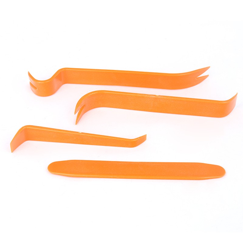4Pcs Car Trim Removal Tools Set Hand Tools Pry Bar Panel Door Interior Clip Kits
