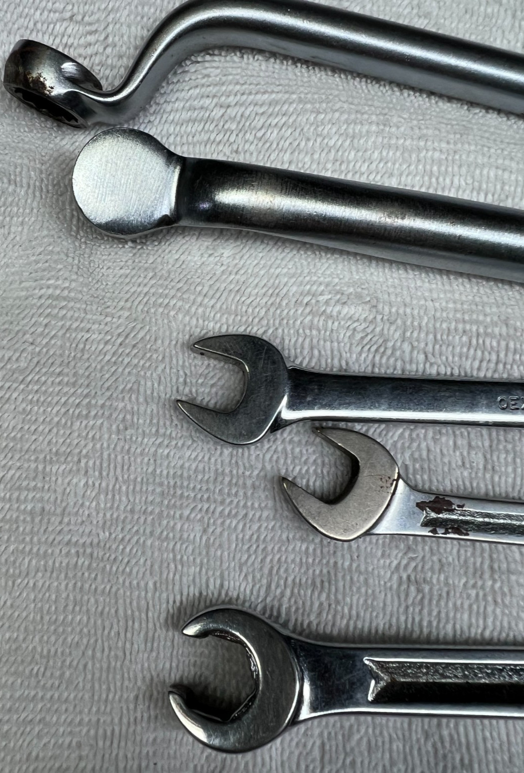 Snap on Wrenches Various Styles and Sizes Lot of 5