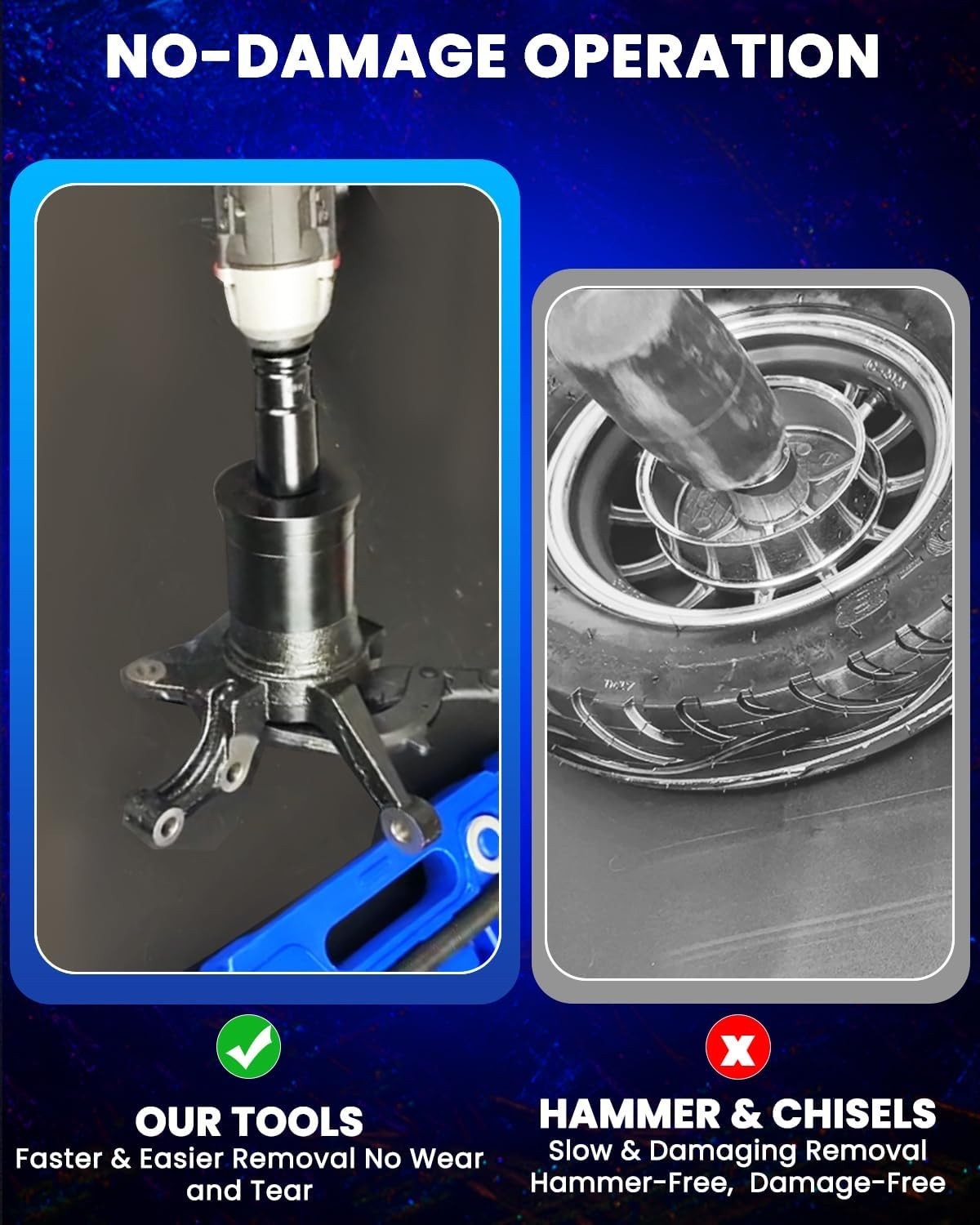 Universal 24-Piece Wheel Bearing Press Tool Set – Quality & Compact Case