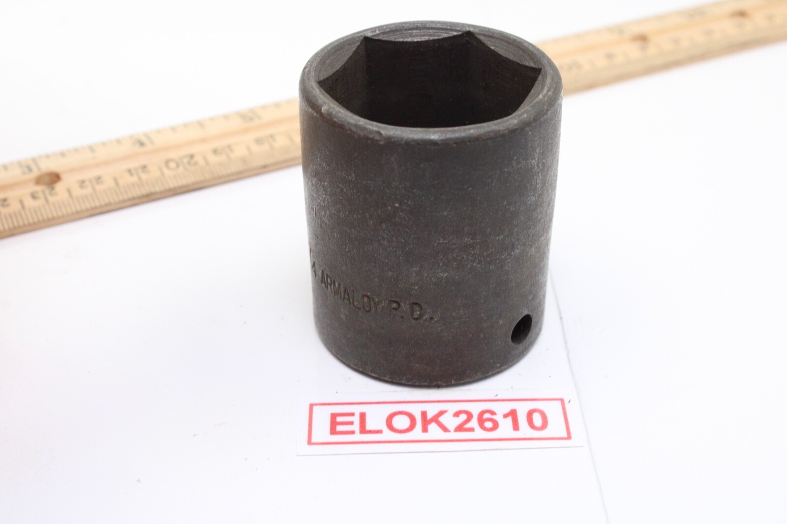 Armstrong A4-640 1-1/4″ 1/2″ Drive 6 Point SAE Black Oxide Impact Socket USA