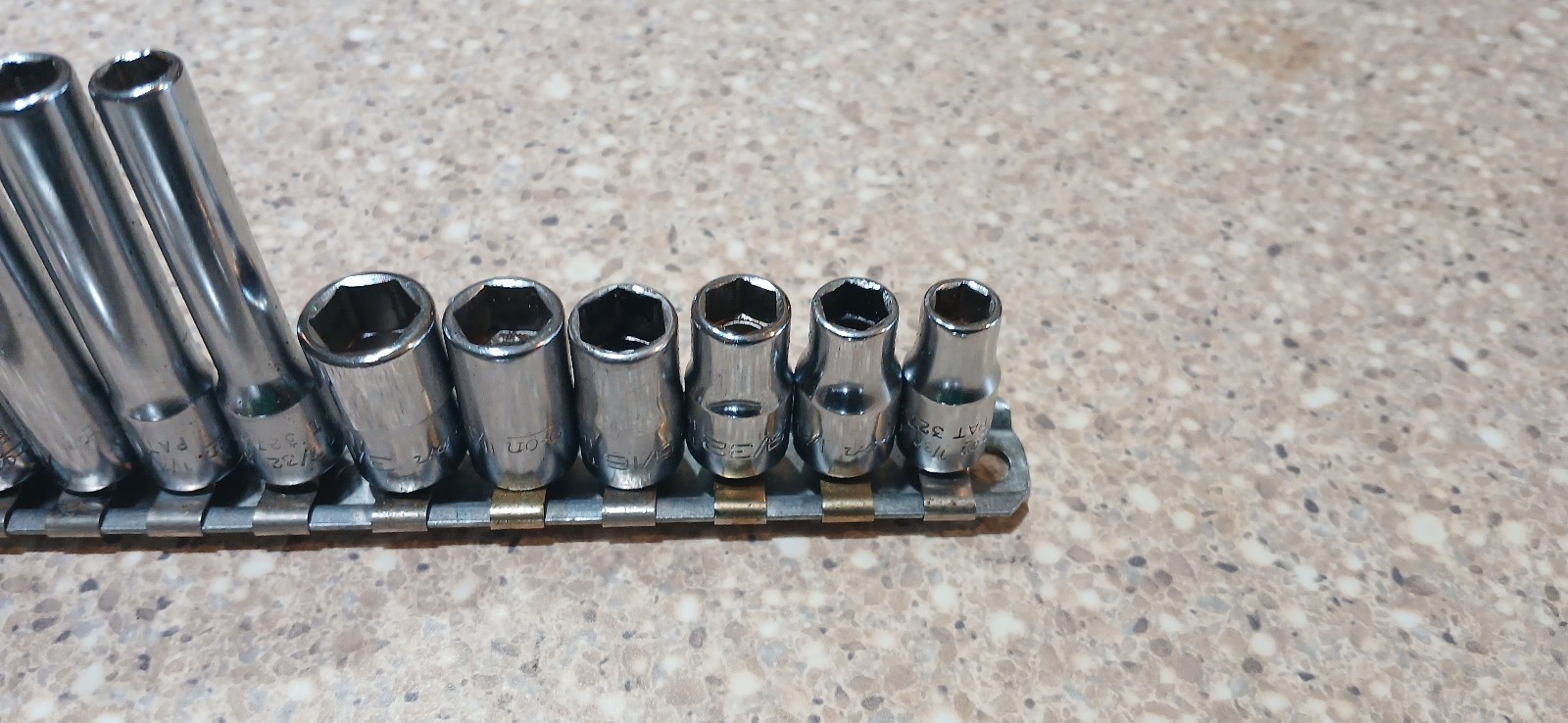 Snap On 1/4 Socket Set SAE 6pt 8pt Shallow Deep Ratchet TM70B TM4A TM10F
