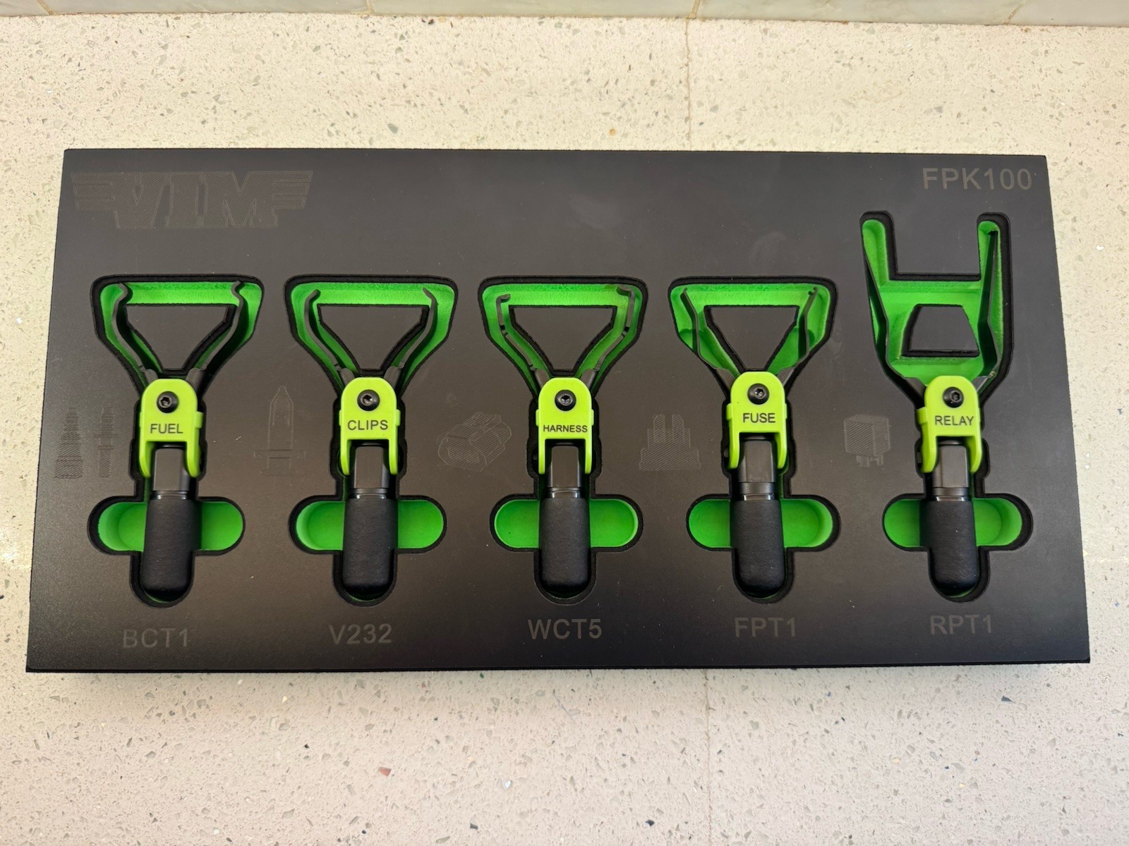 VIM TOOLS FPK100 5 Piece Flex Finger Plier Set NEW